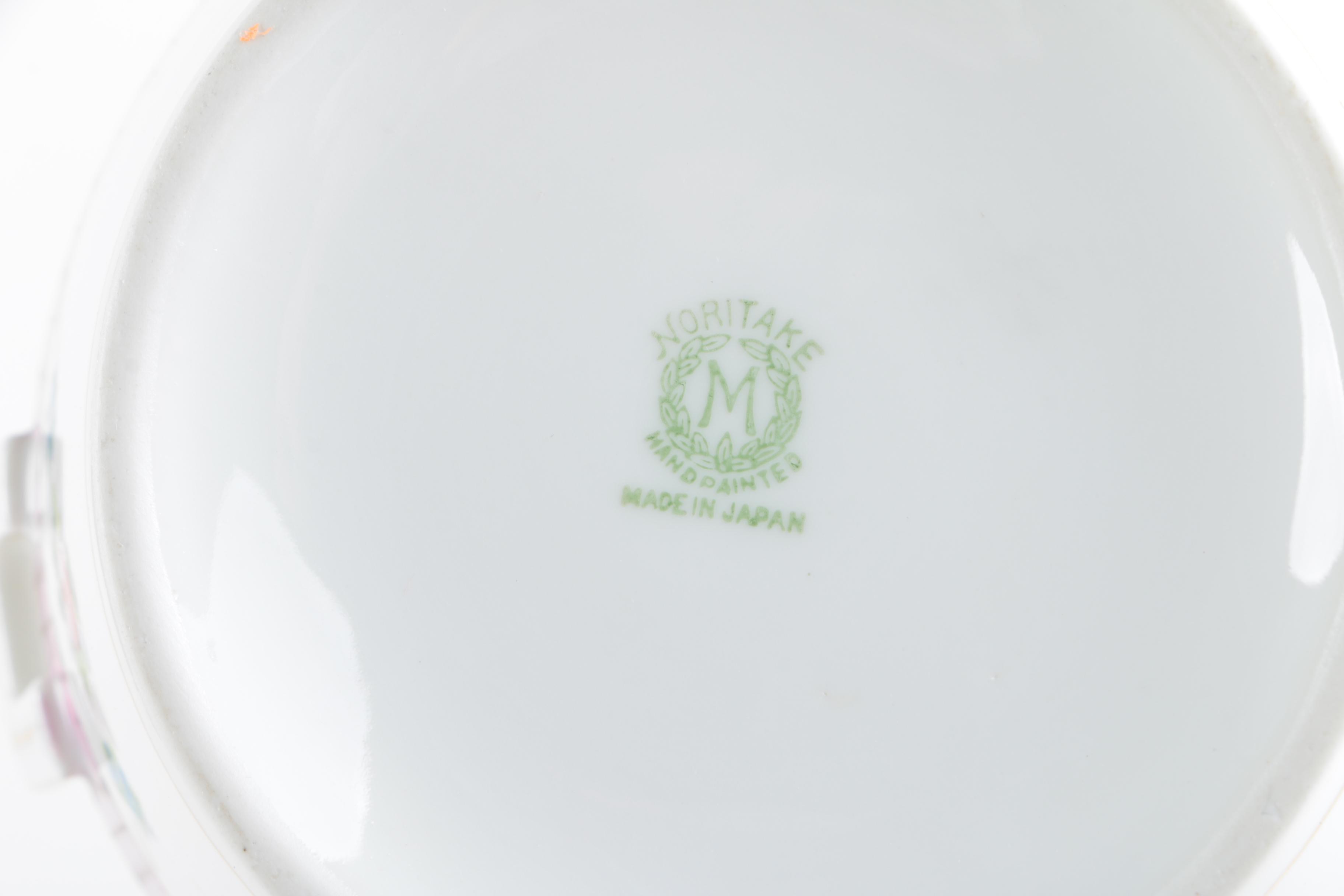 Vintage Porcelain Tableware Including Noritake