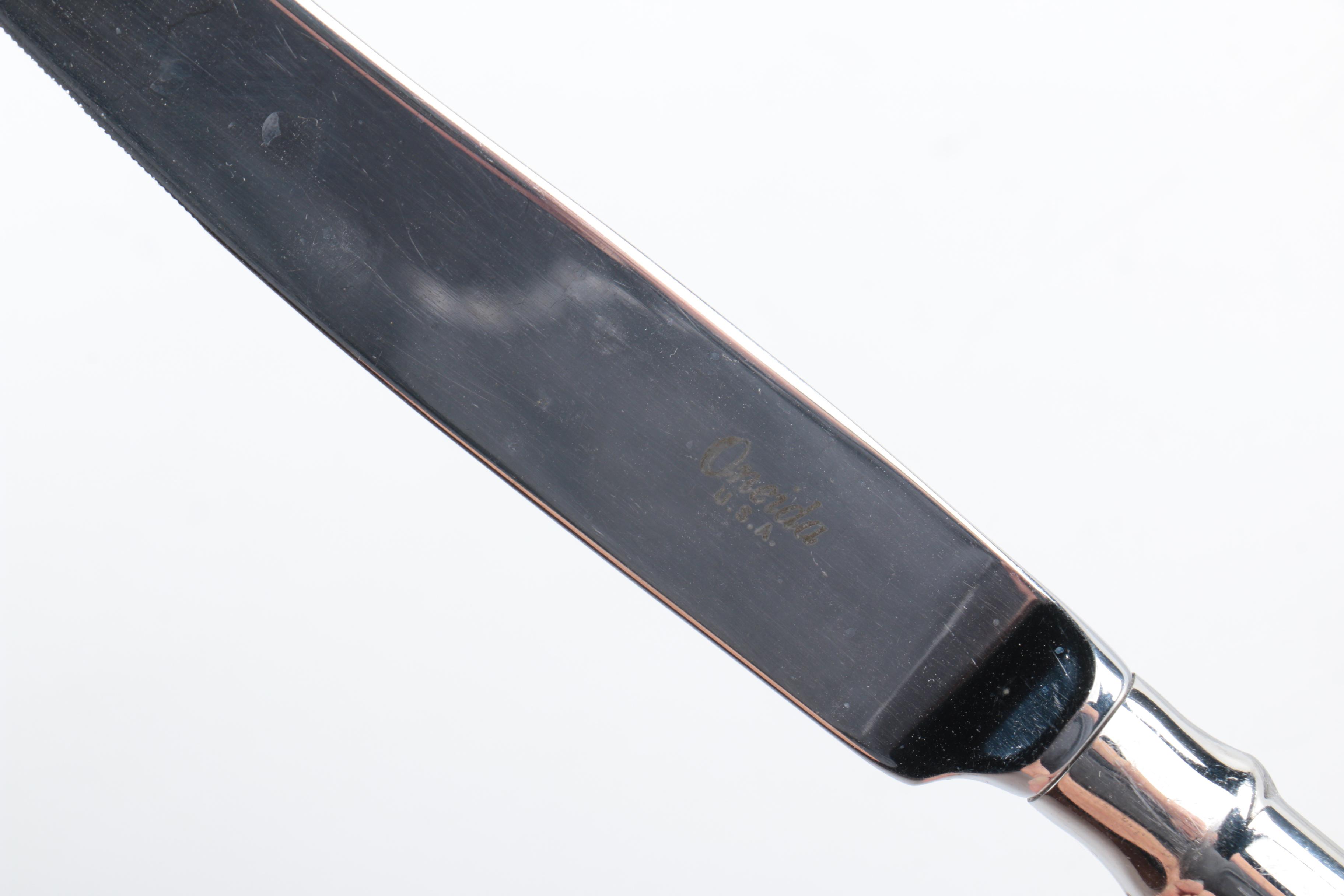 Gorham Stainless Steel and Oneida Silver Plate Flatware