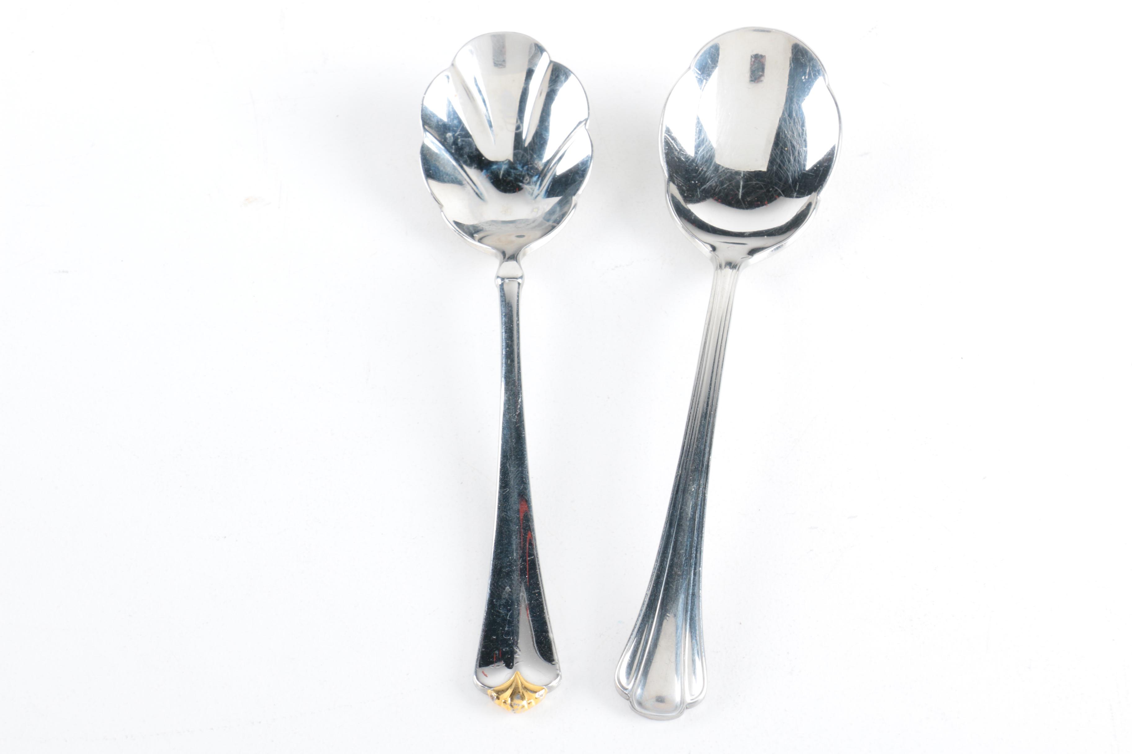 Gorham Stainless Steel and Oneida Silver Plate Flatware
