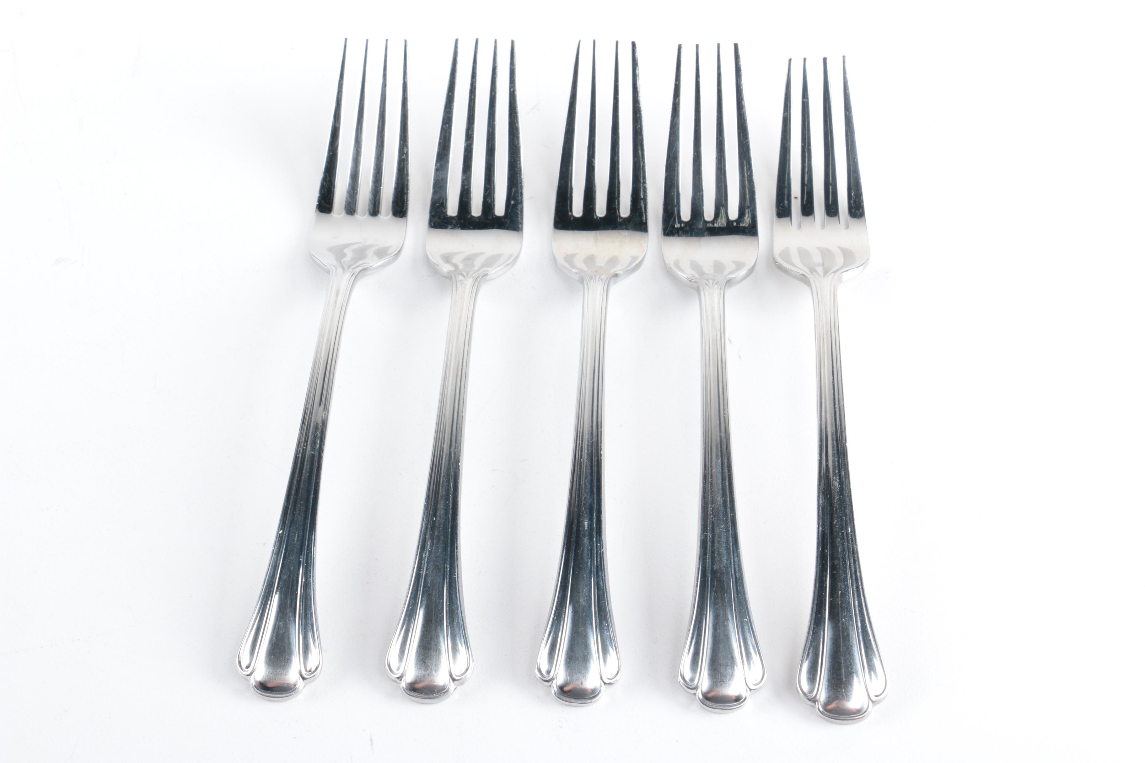 Gorham Stainless Steel and Oneida Silver Plate Flatware