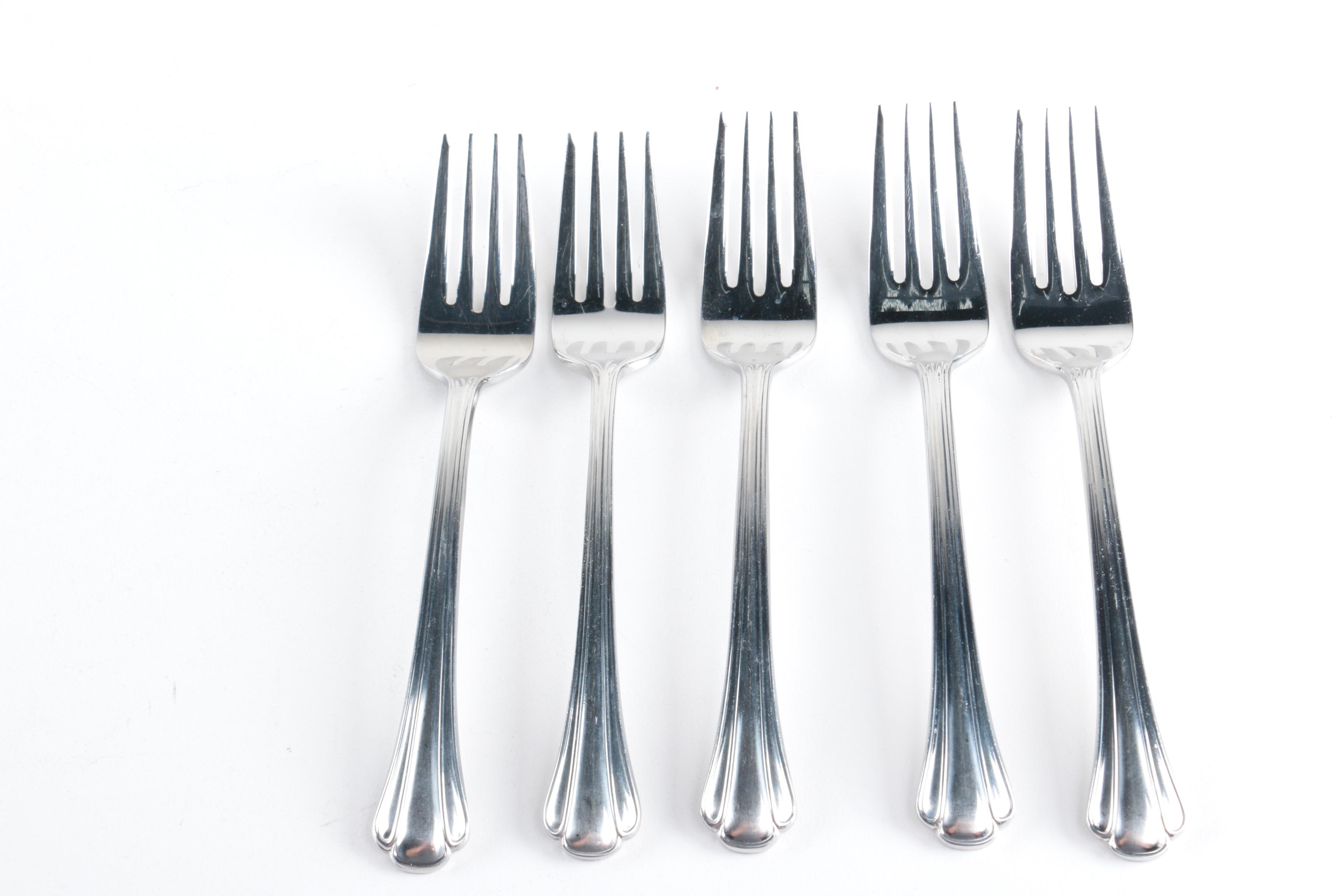 Gorham Stainless Steel and Oneida Silver Plate Flatware