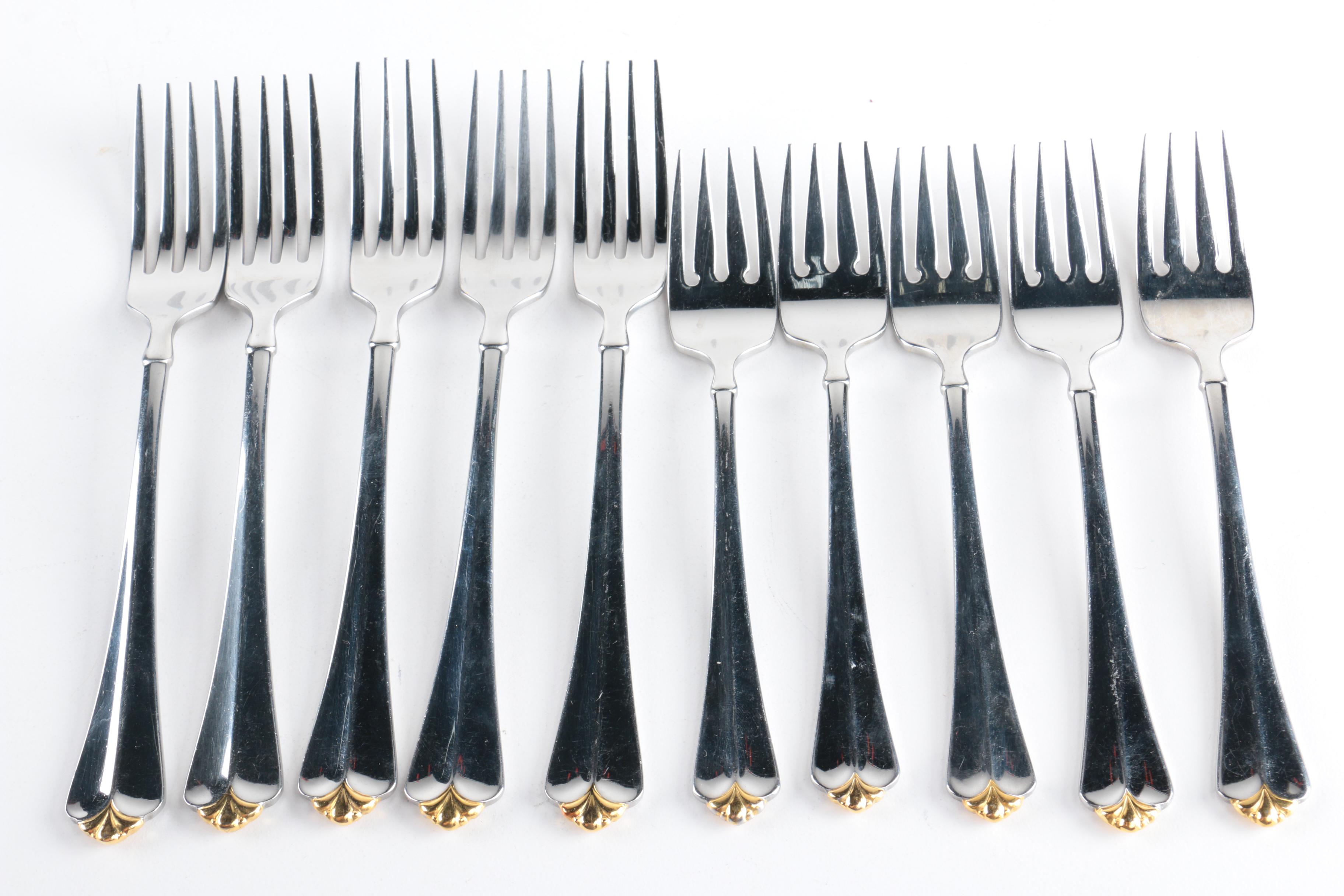 Gorham Stainless Steel and Oneida Silver Plate Flatware