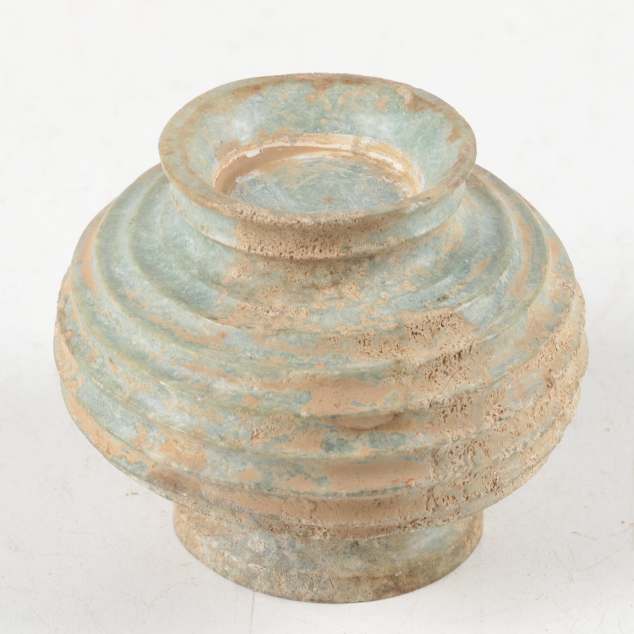 Earth Toned Ceramic Pot and Vase