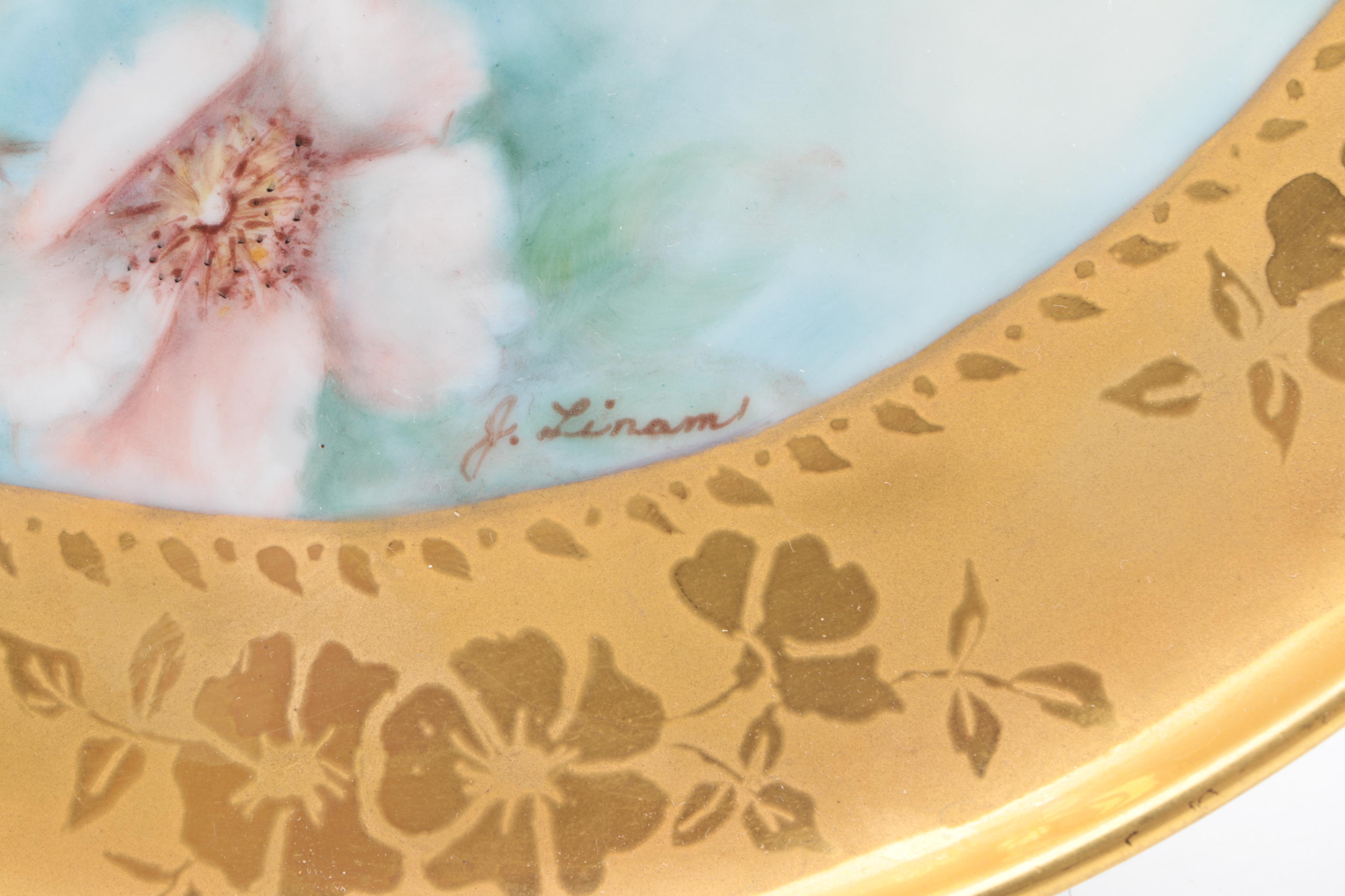 Hand Decorated Gilt Porcelain Decor