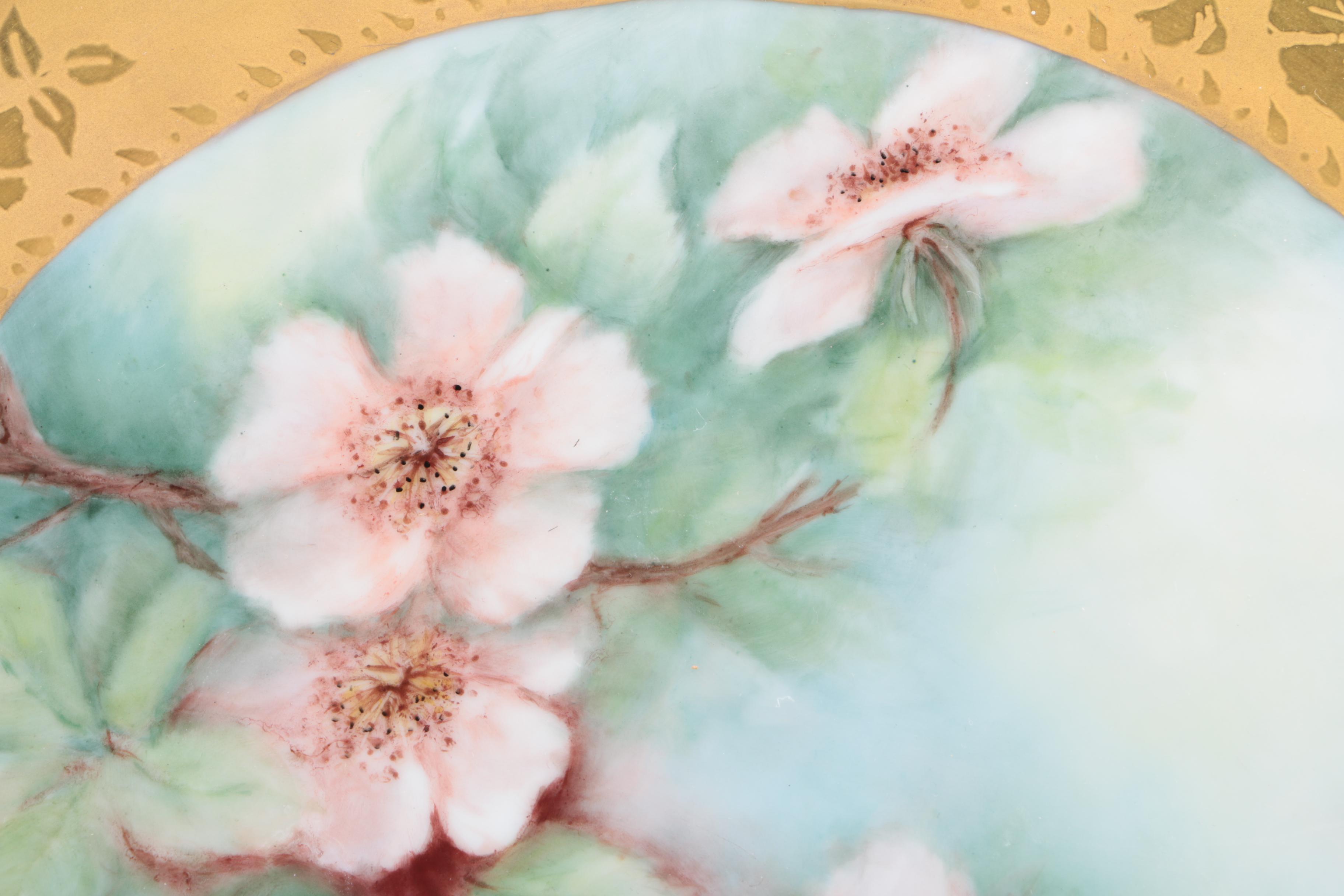 Hand Decorated Gilt Porcelain Decor