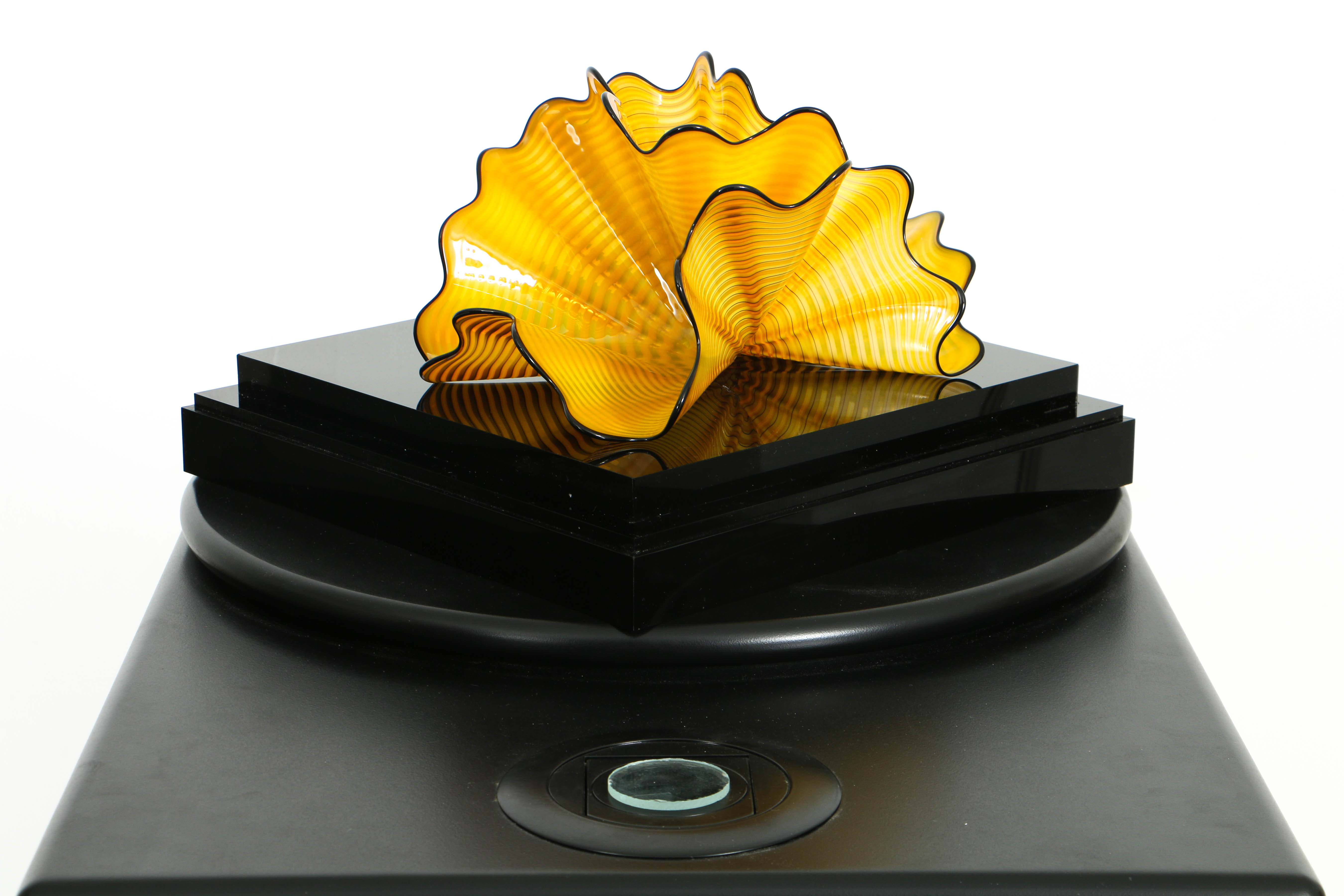 Dale Chihuly Art Glass Sculpture "Radian Persian Pair"