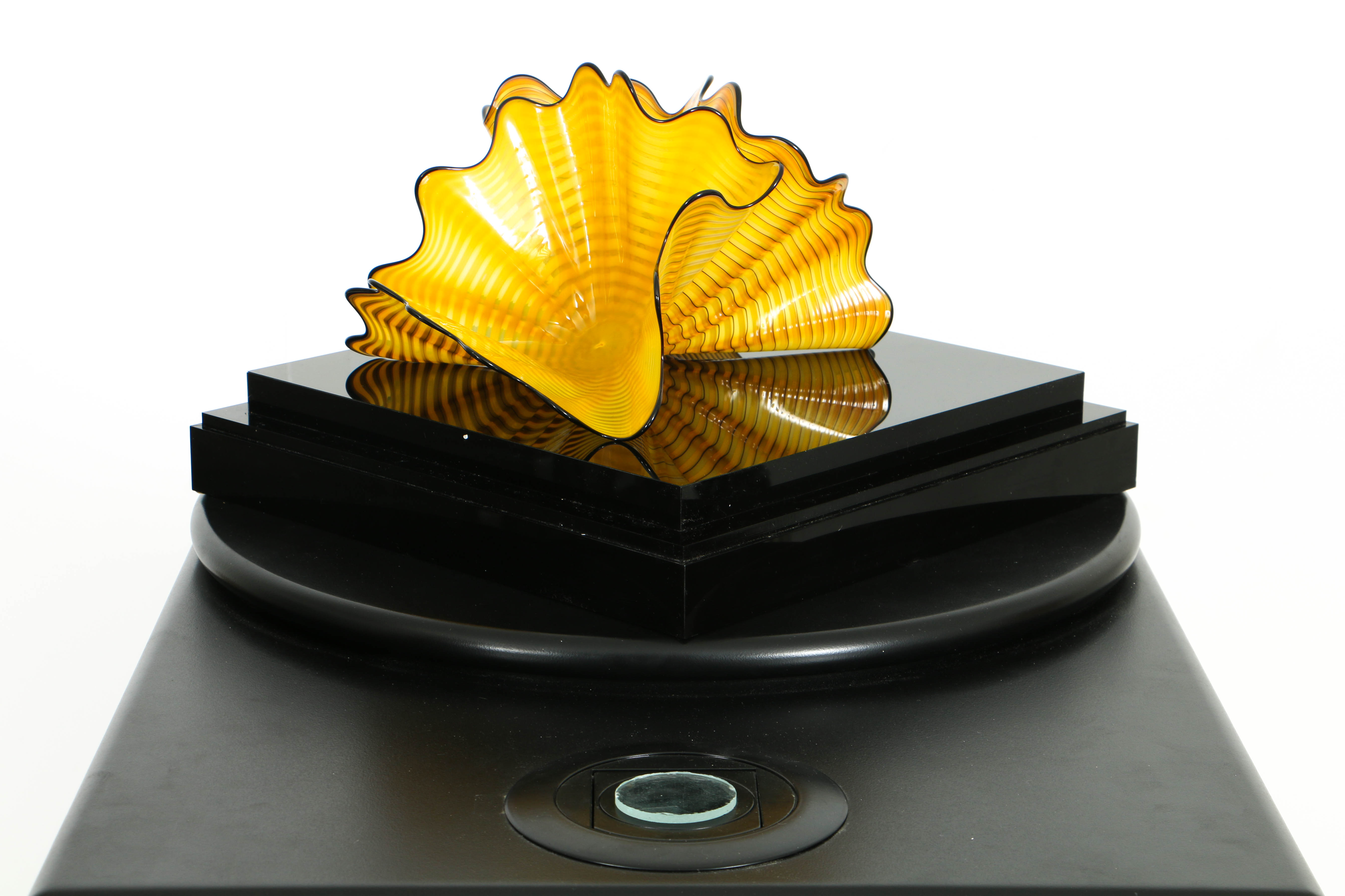 Dale Chihuly Art Glass Sculpture "Radian Persian Pair"