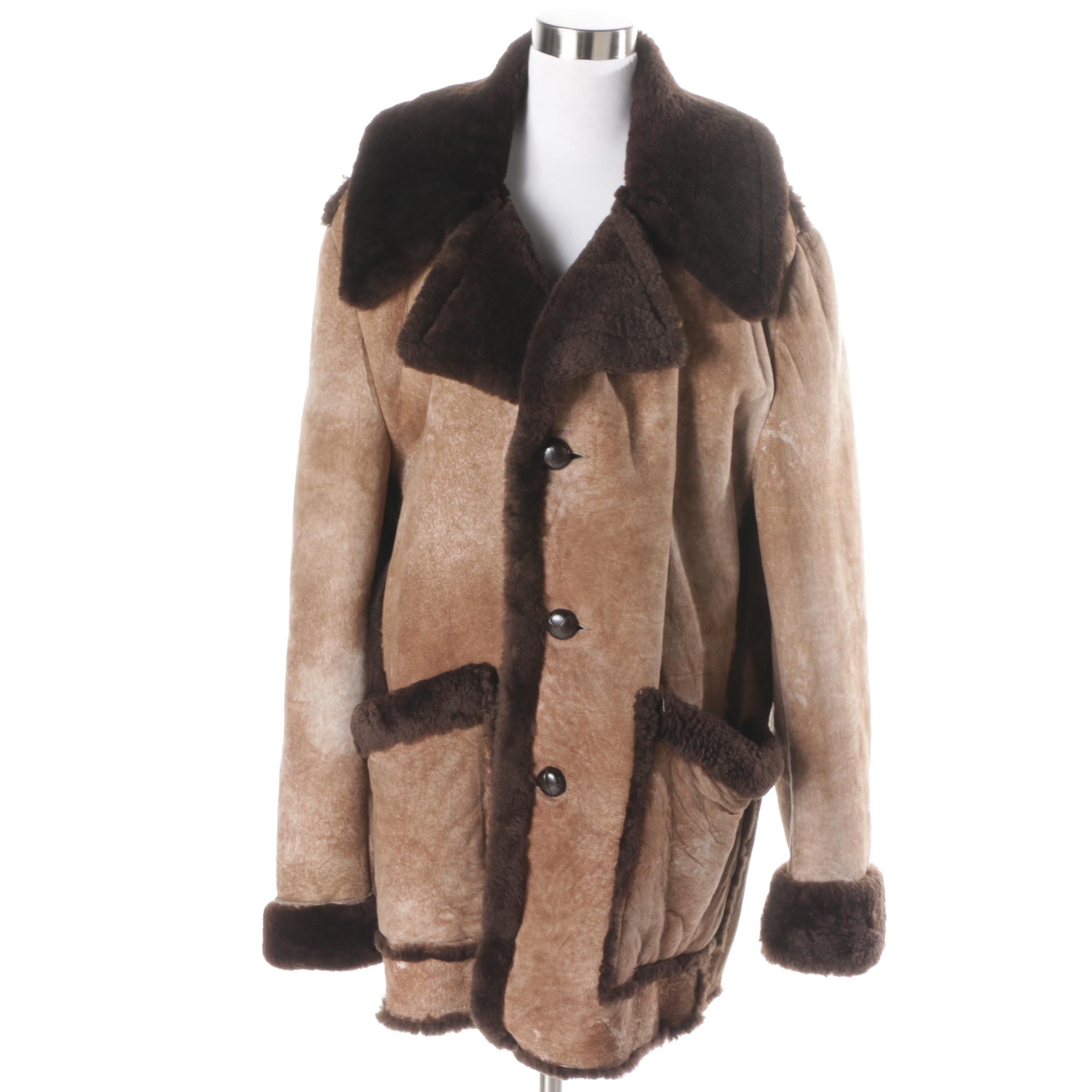 Men's American Sheepherder Shearling Coat