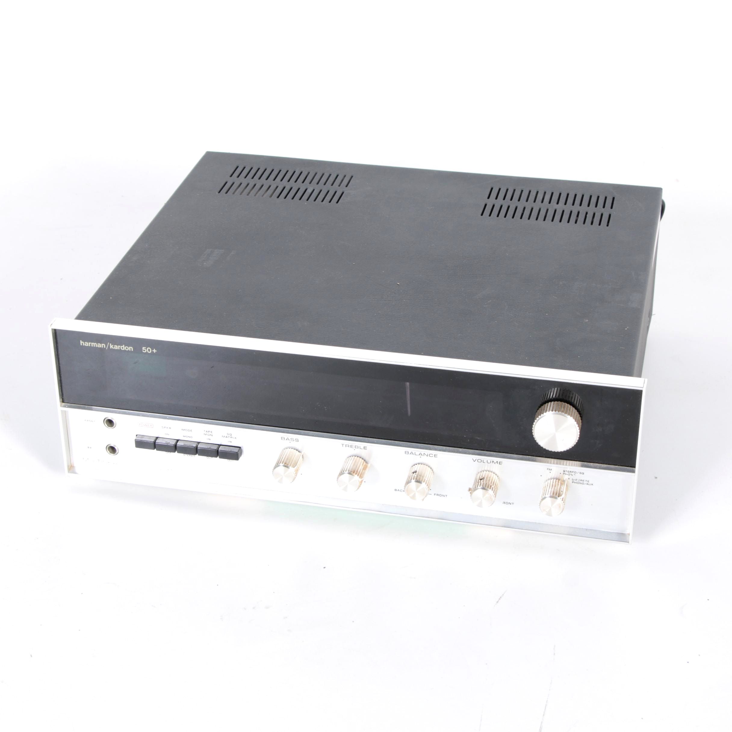 Vintage Harman-Kardon Model 50+ AM/FM Multichannel Stereo Receiver
