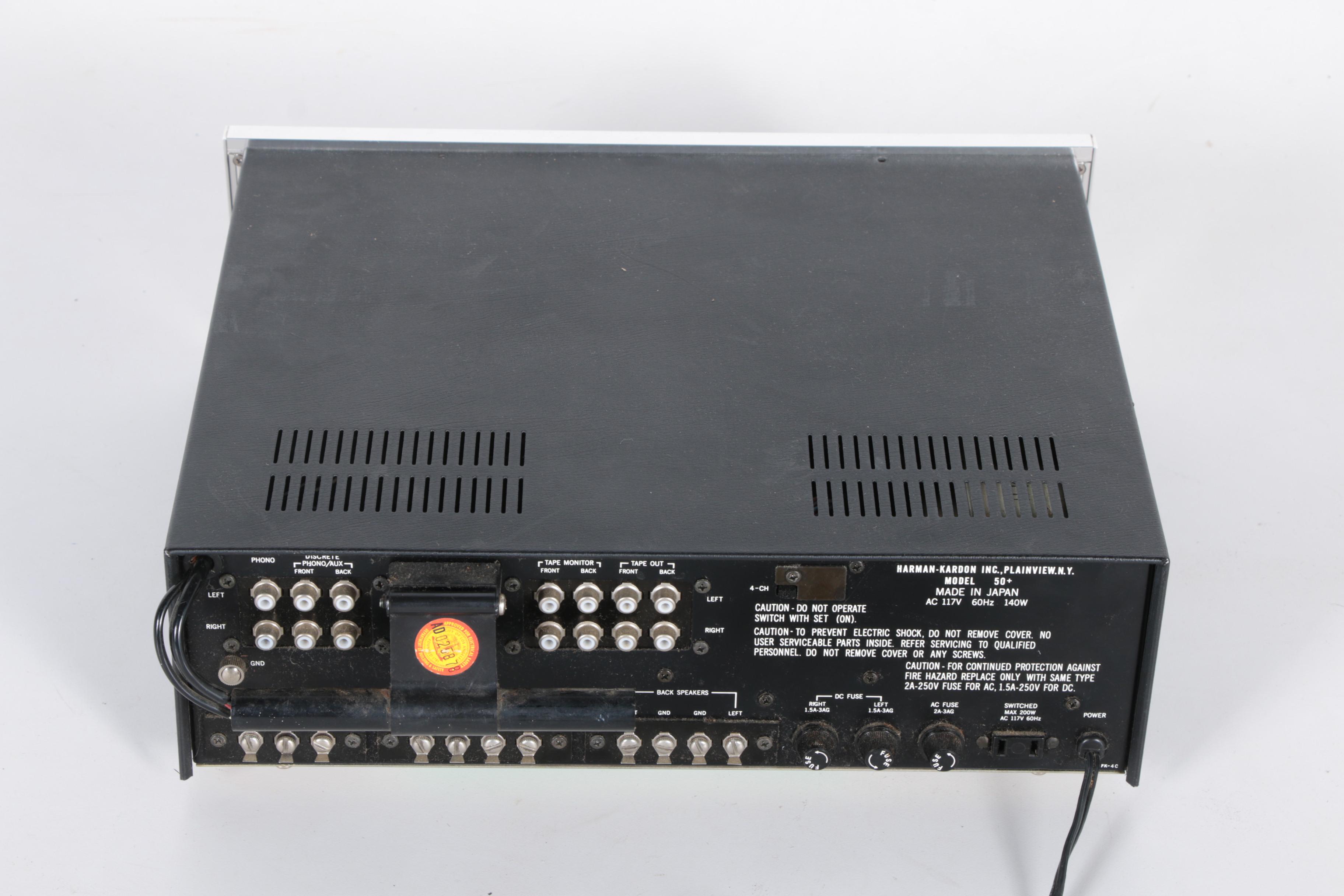Vintage Harman-Kardon Model 50+ AM/FM Multichannel Stereo Receiver