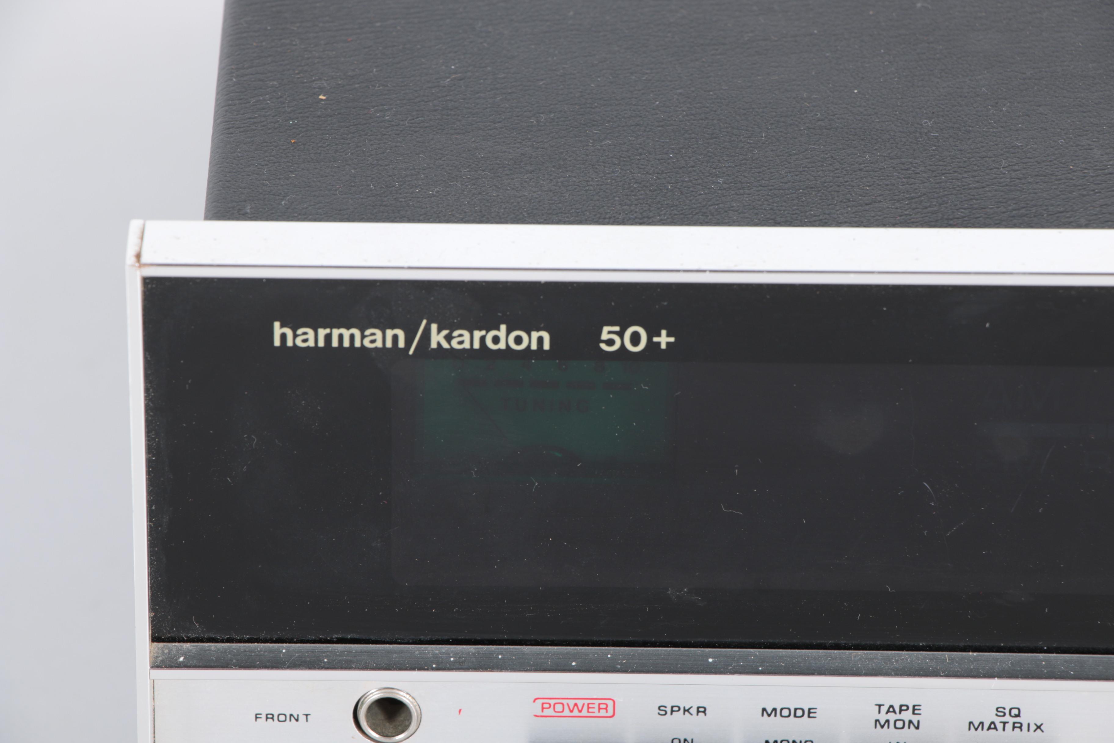 Vintage Harman-Kardon Model 50+ AM/FM Multichannel Stereo Receiver