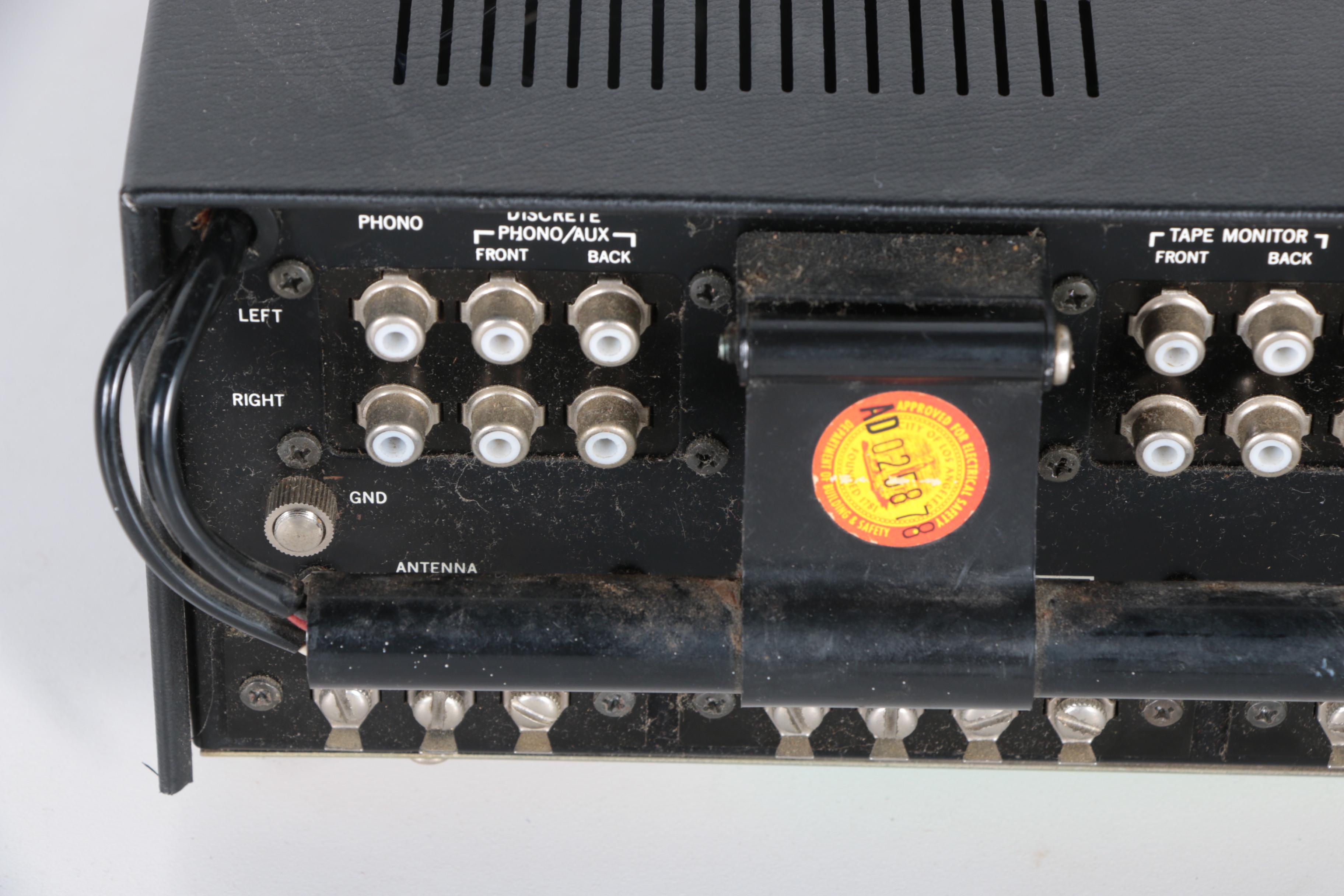 Vintage Harman-Kardon Model 50+ AM/FM Multichannel Stereo Receiver
