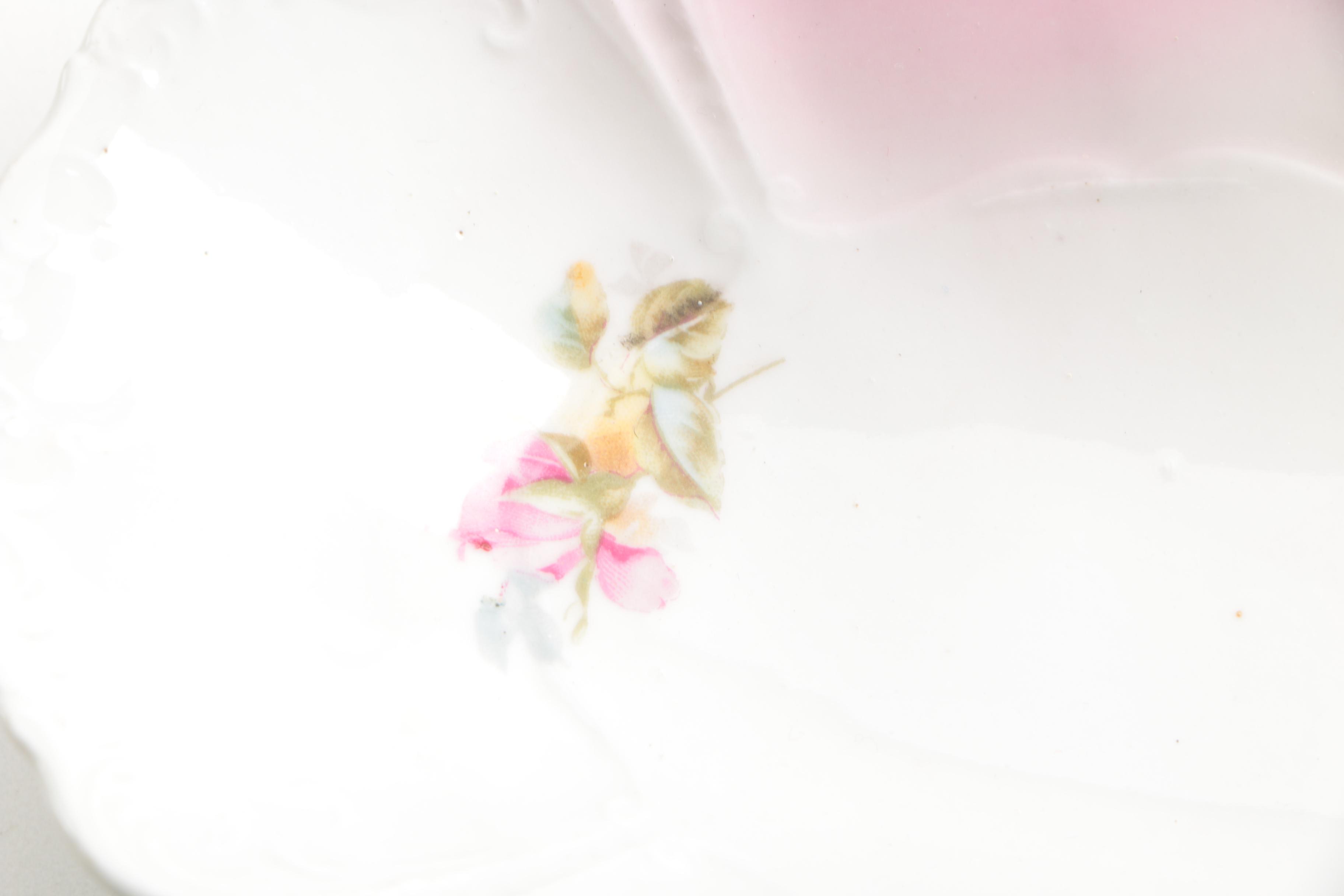 Vintage and Antique Bavarian Celery Dishes