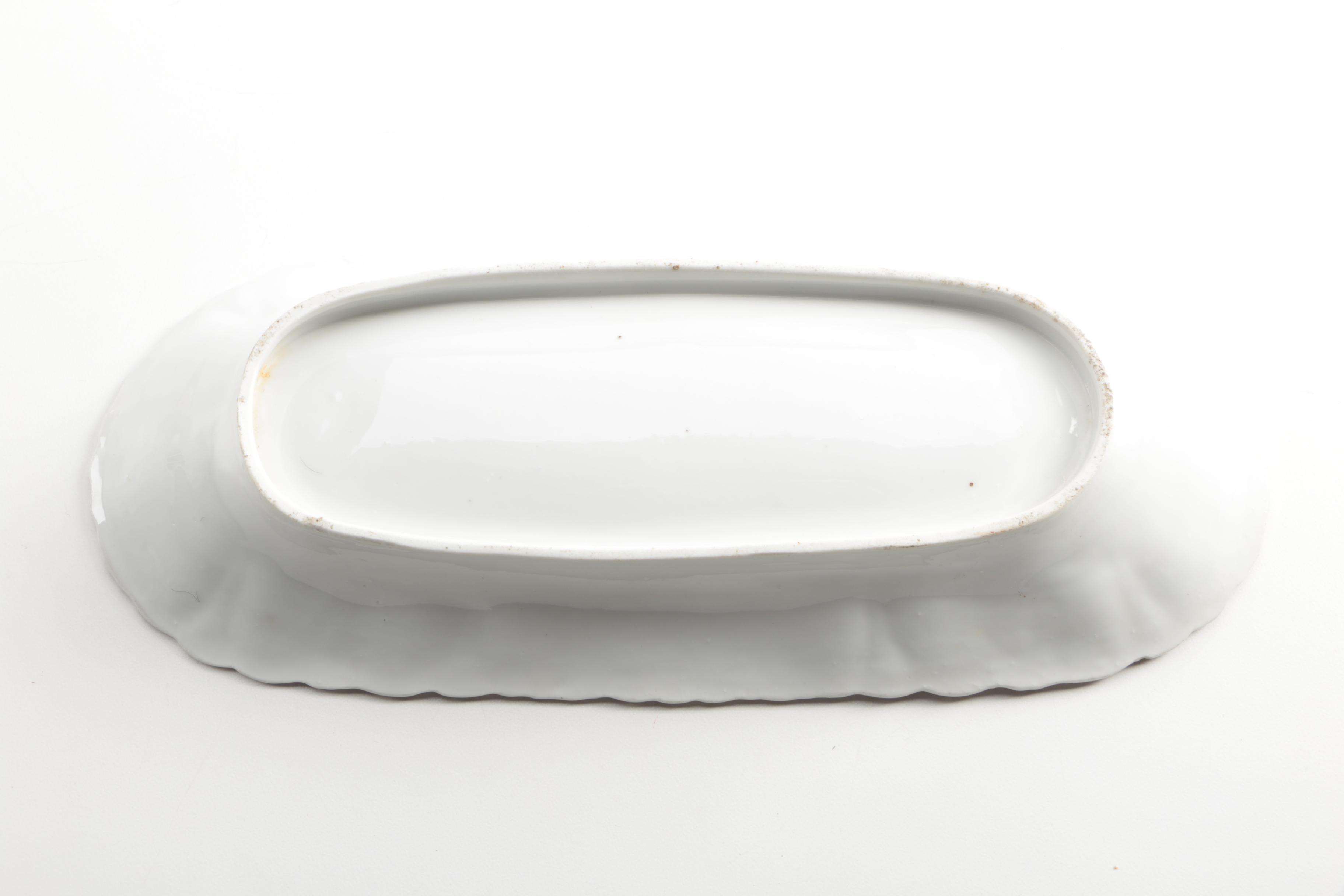 Vintage and Antique Bavarian Celery Dishes