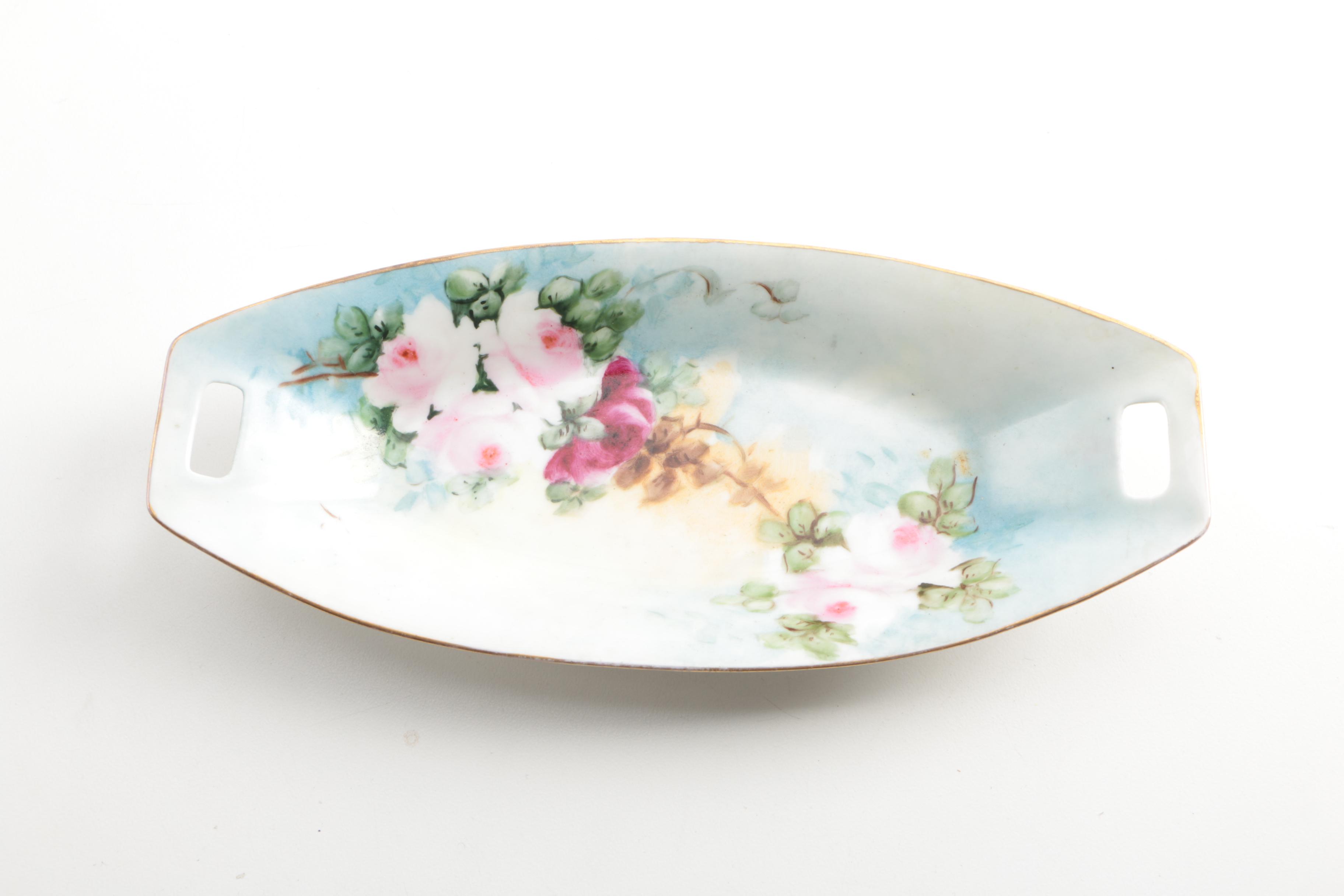 Vintage and Antique Bavarian Celery Dishes