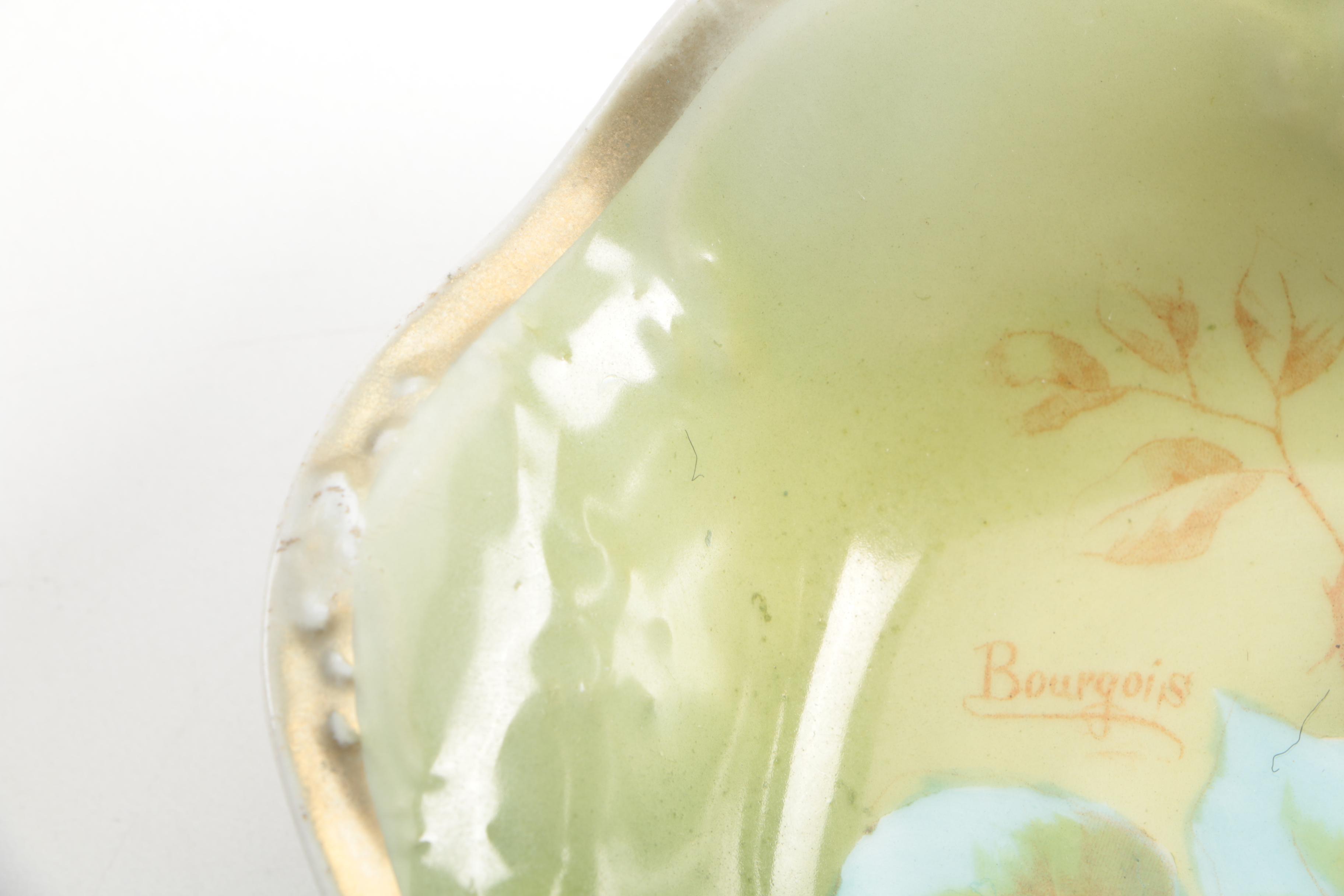 Vintage and Antique Bavarian Celery Dishes