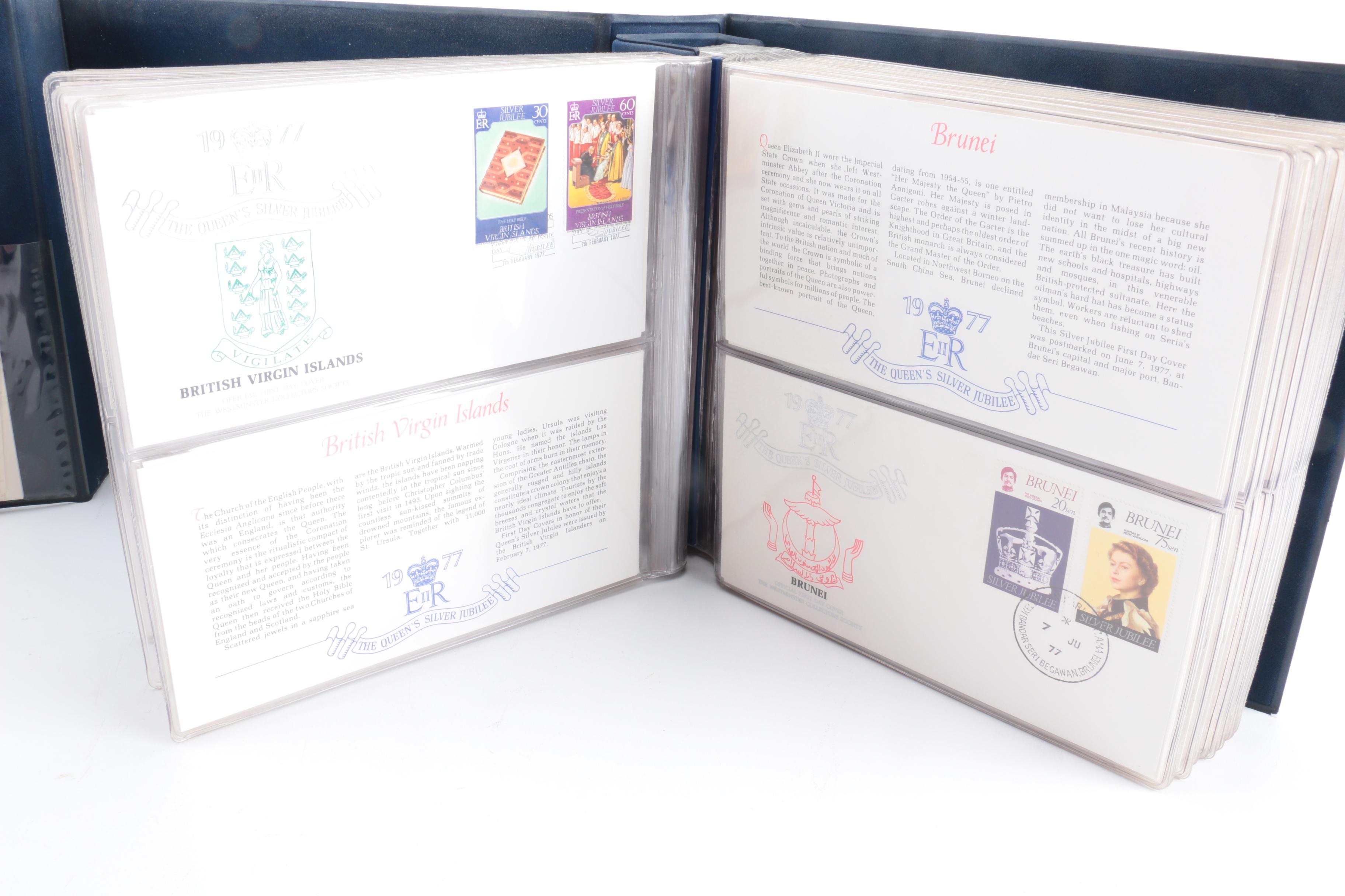 Queen Elizabeth Silver Jubilee Commemorative First Day Covers
