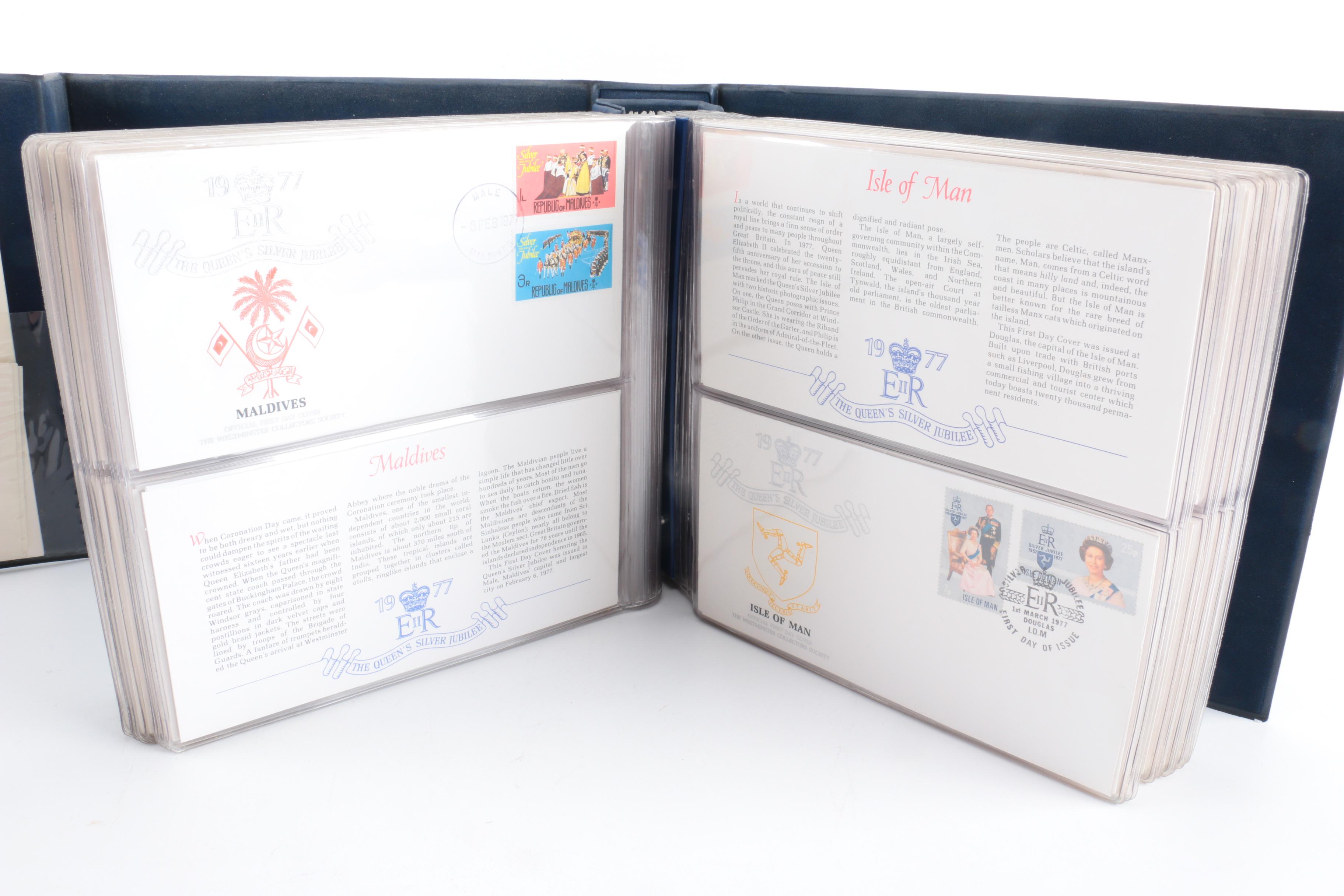 Queen Elizabeth Silver Jubilee Commemorative First Day Covers