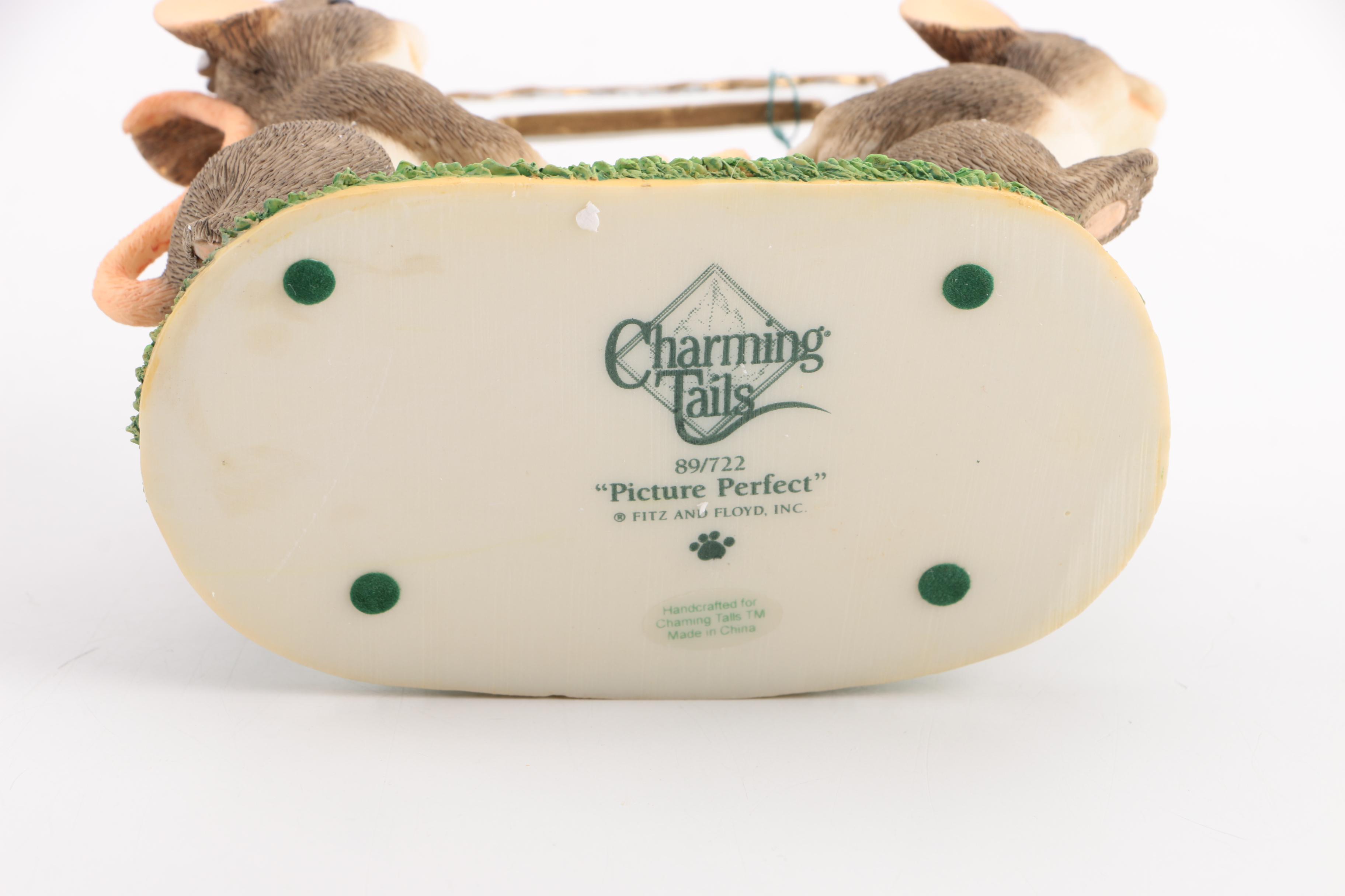 Fitz and Floyd Charming Tails "Picture Perfect" Mouse Figurine