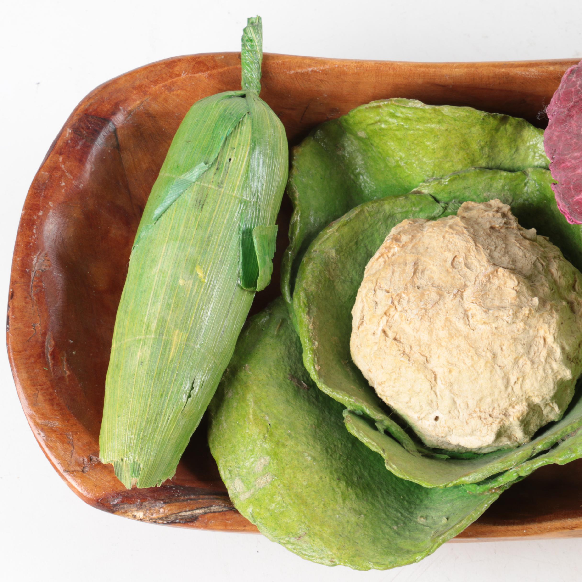 Faux Vegetable Decor