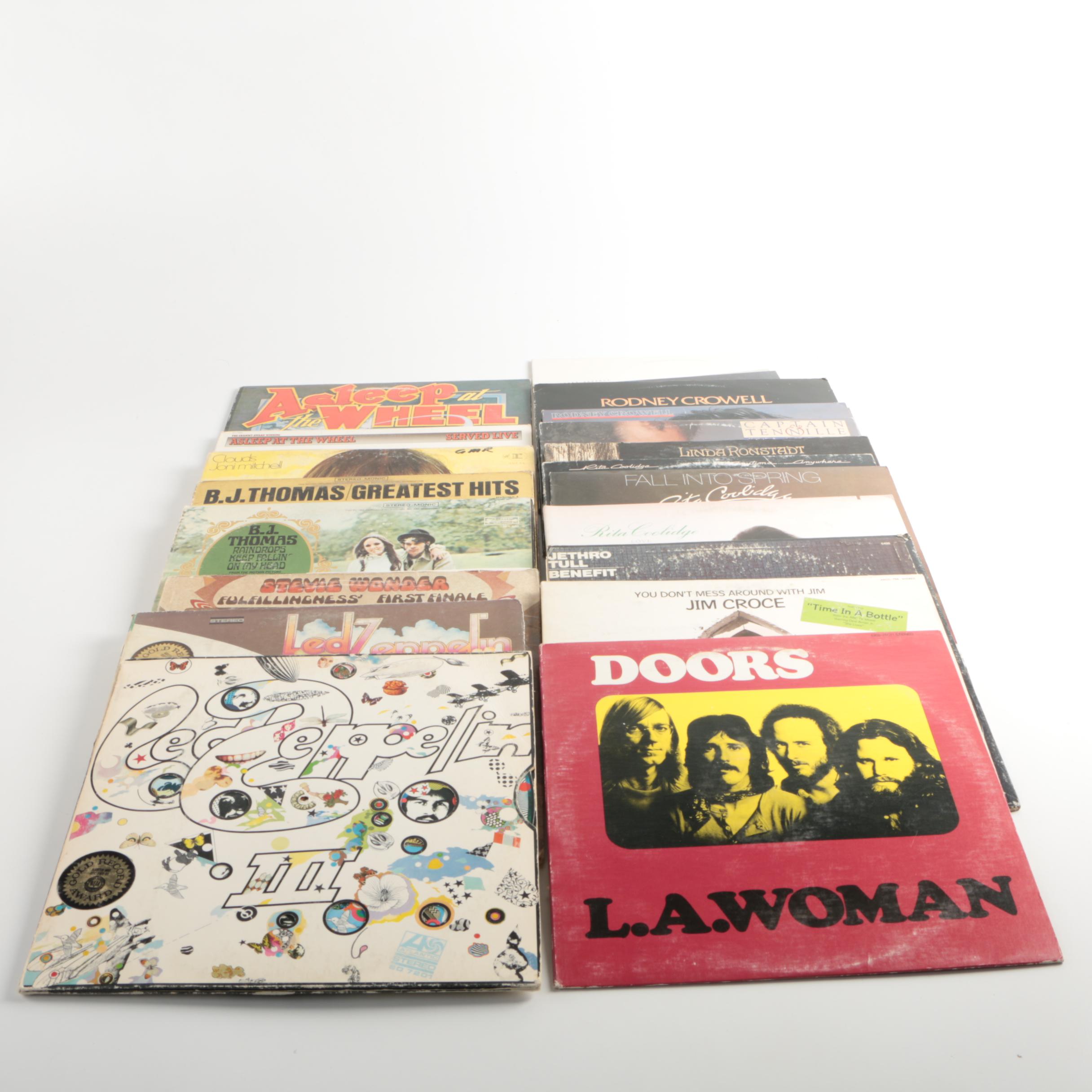 Led Zeppelin, The Doors, Rita Coolidge, B.J Thomas And  More LPs