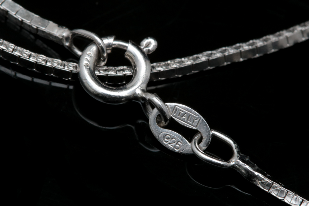 Sterling Silver and Lapis Lazuli Pendant with Chain