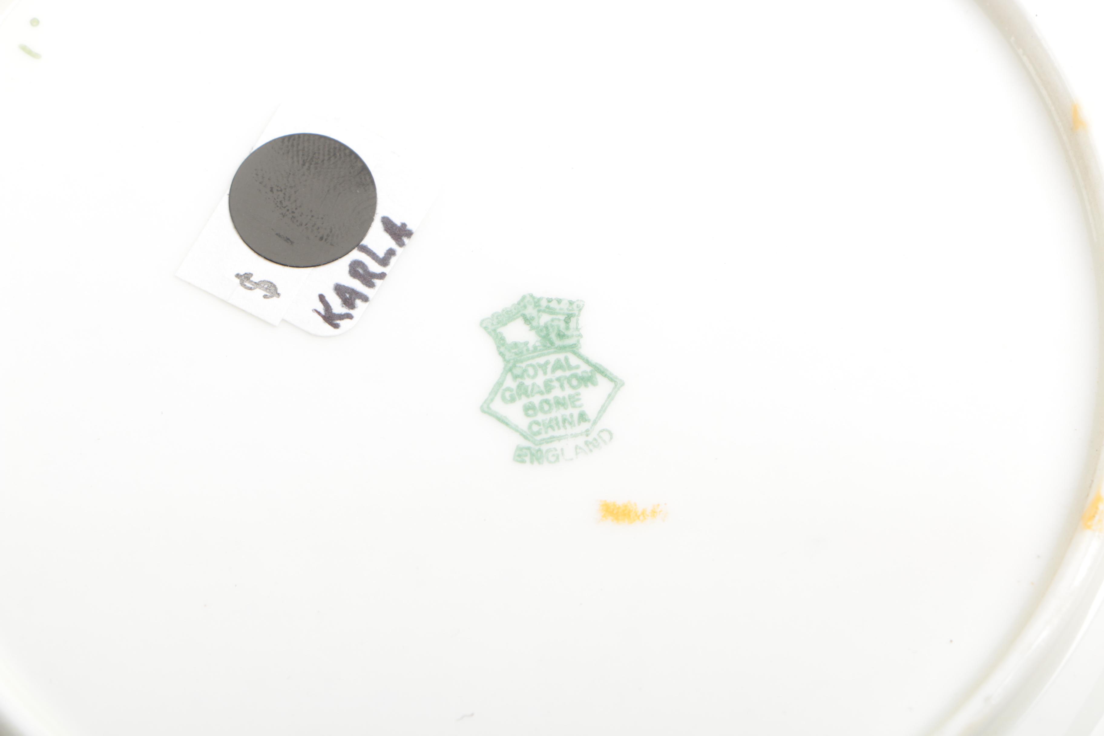 Vintage Porcelain Tableware with Music Box Teapot