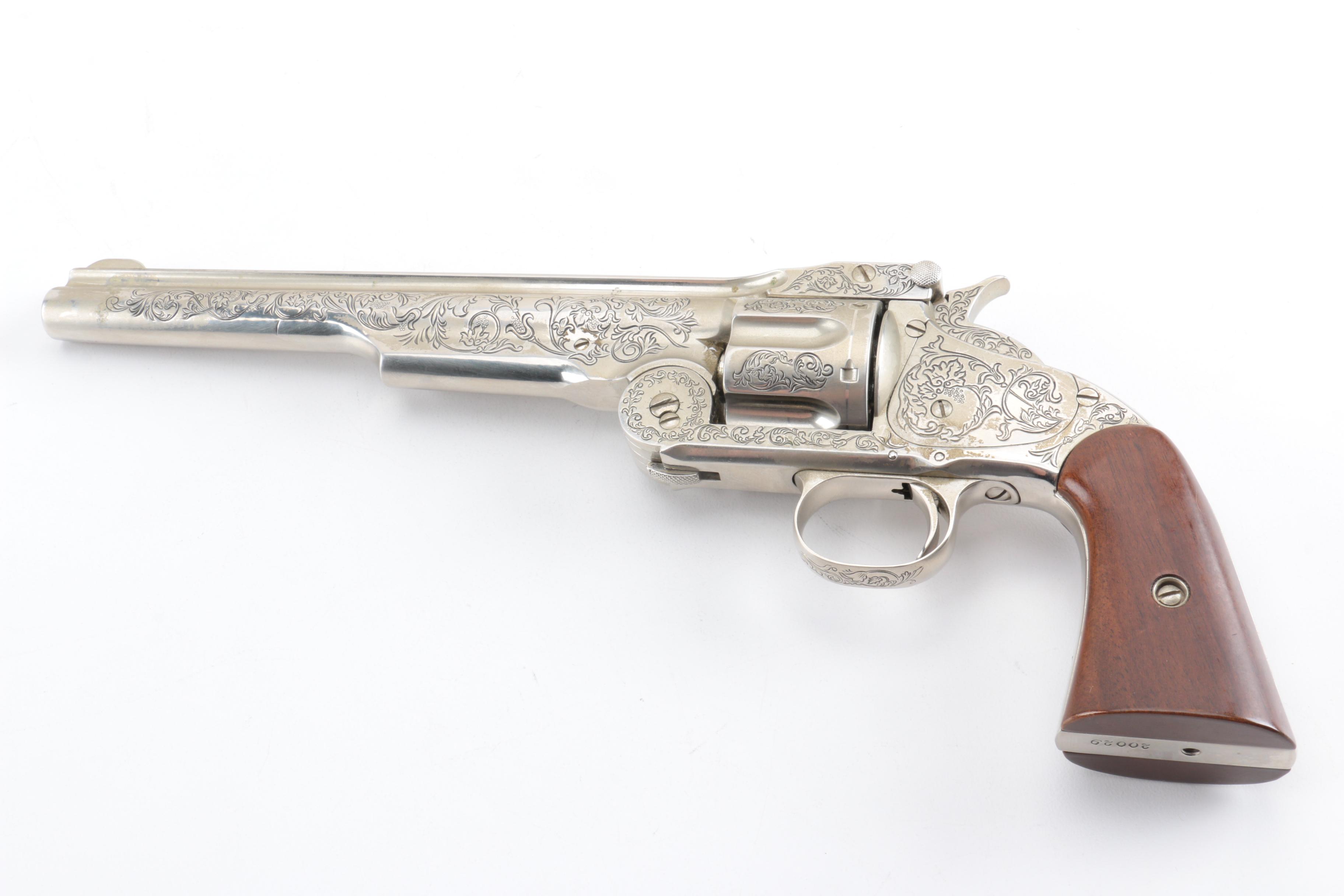 Wyatt Earp Replica Revolver From The Franklin Mint