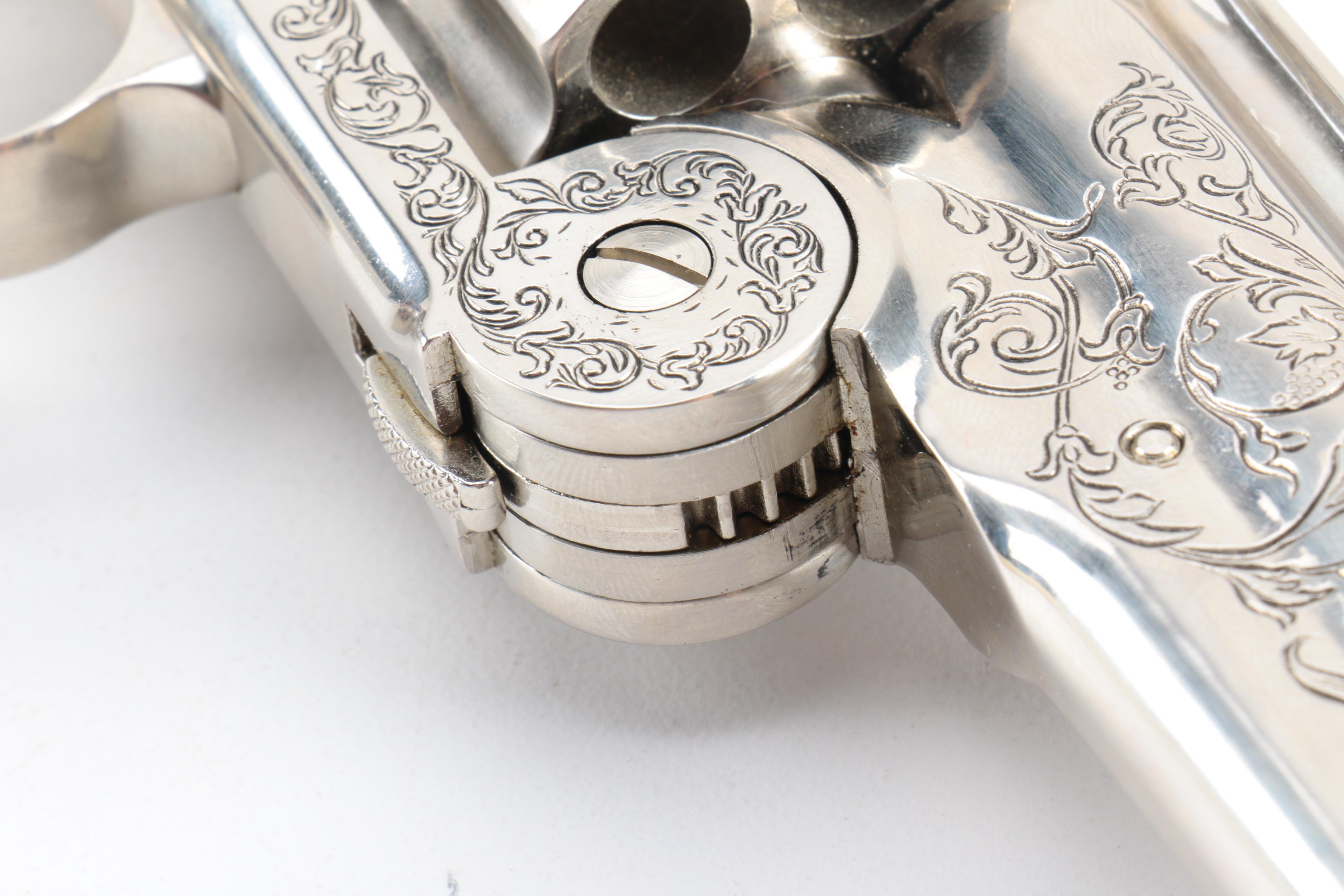 Wyatt Earp Replica Revolver From The Franklin Mint