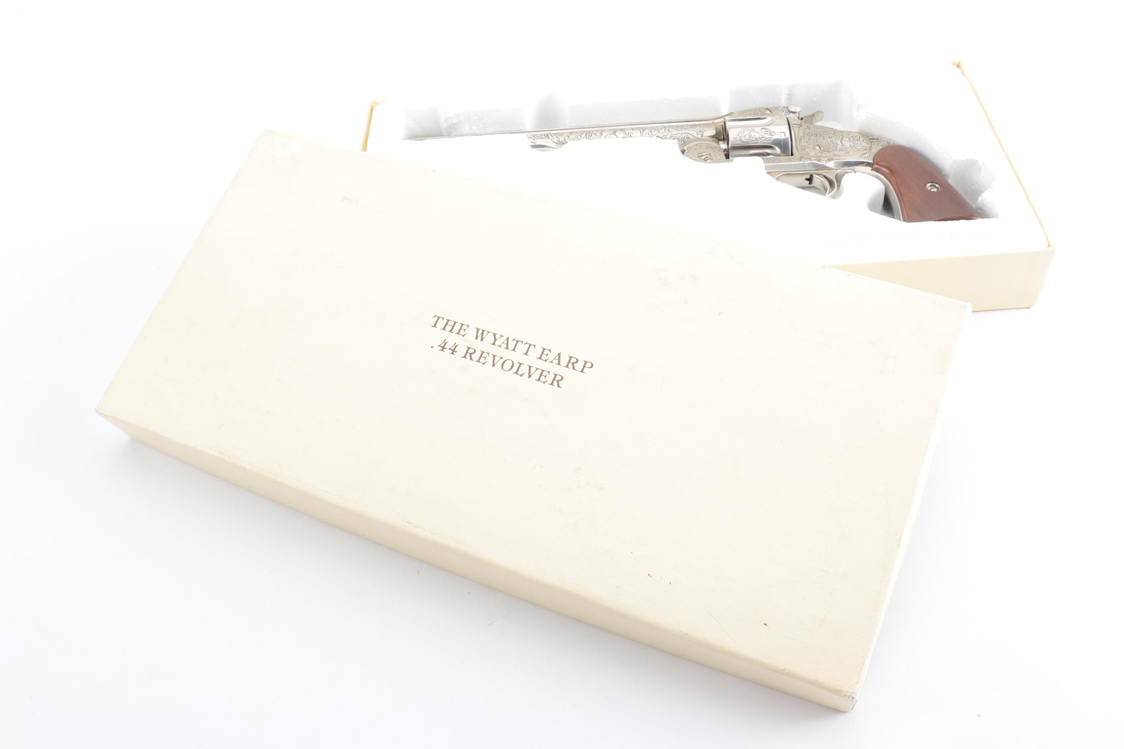 Wyatt Earp Replica Revolver From The Franklin Mint