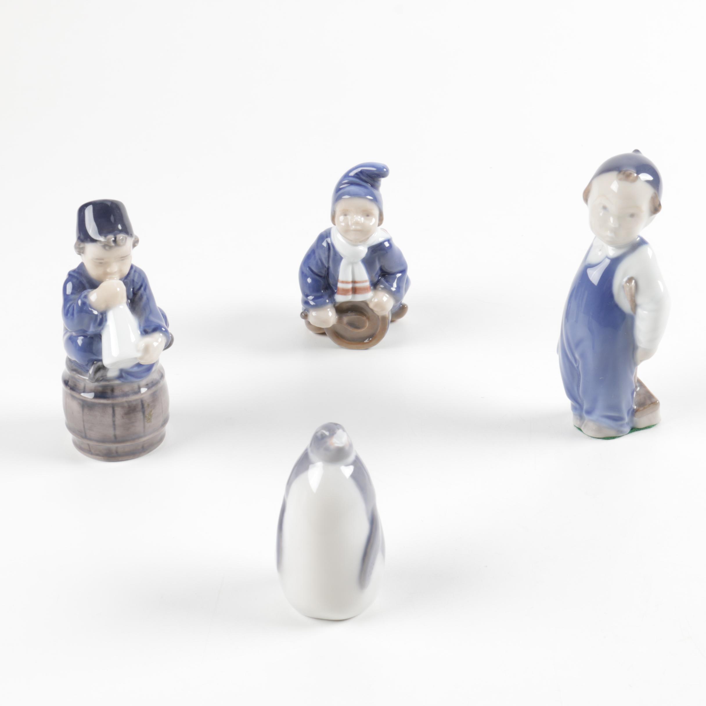 Royal Copenhagen Denmark Porcelain Figurines