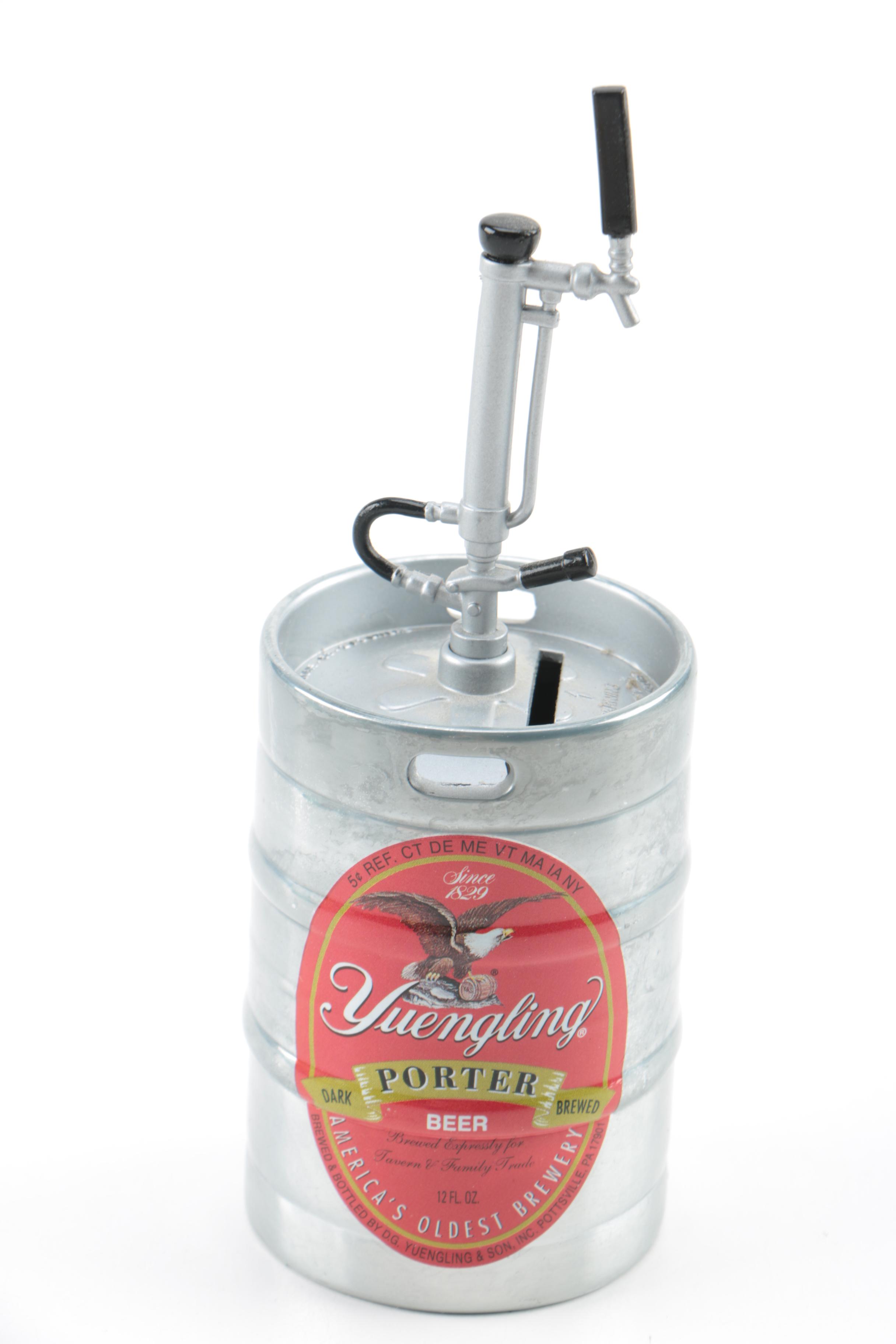 Vintage Chesterfield Ale Tap Handle, Yuengling Mini Keg and Other Breweriana