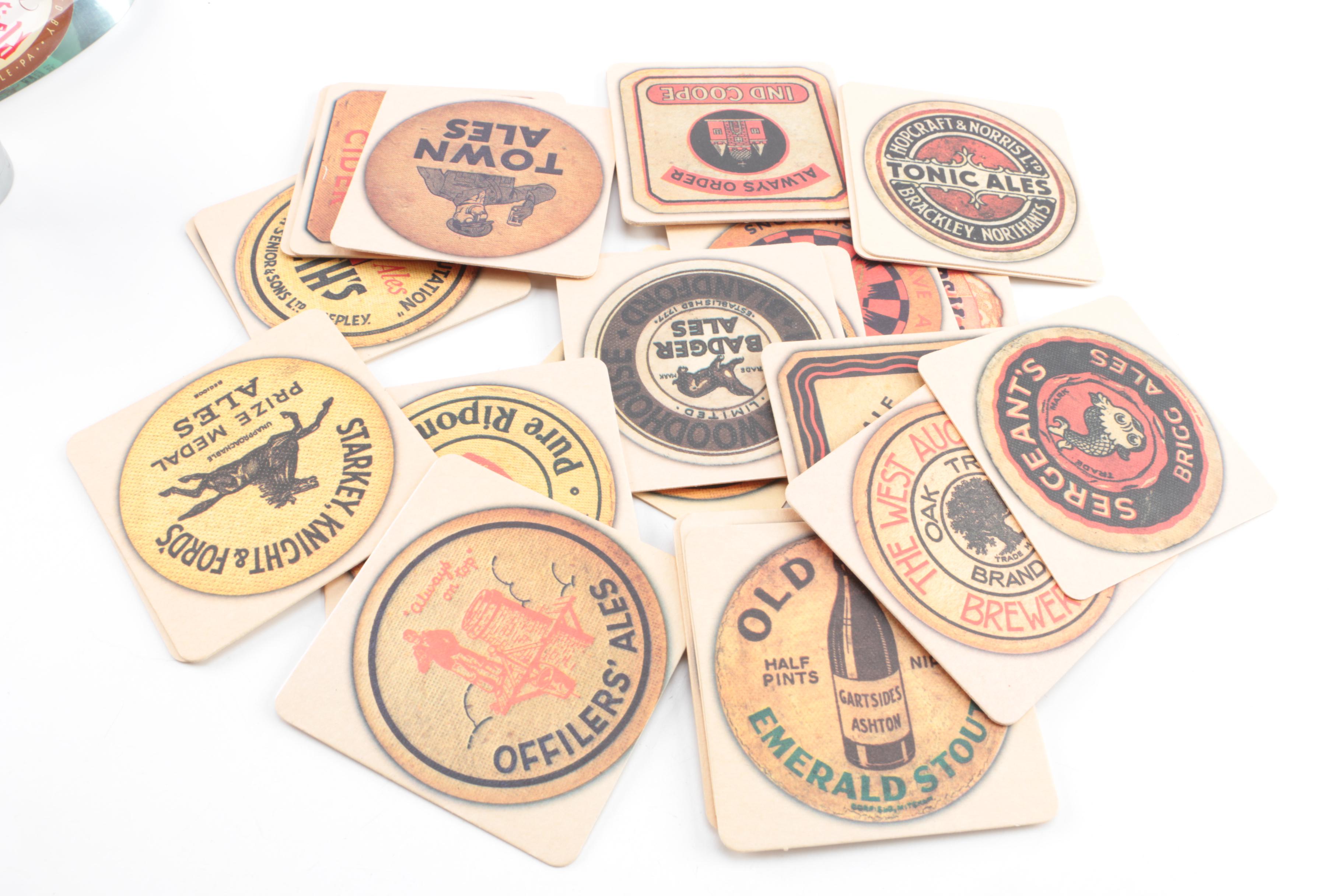 Vintage Chesterfield Ale Tap Handle, Yuengling Mini Keg and Other Breweriana