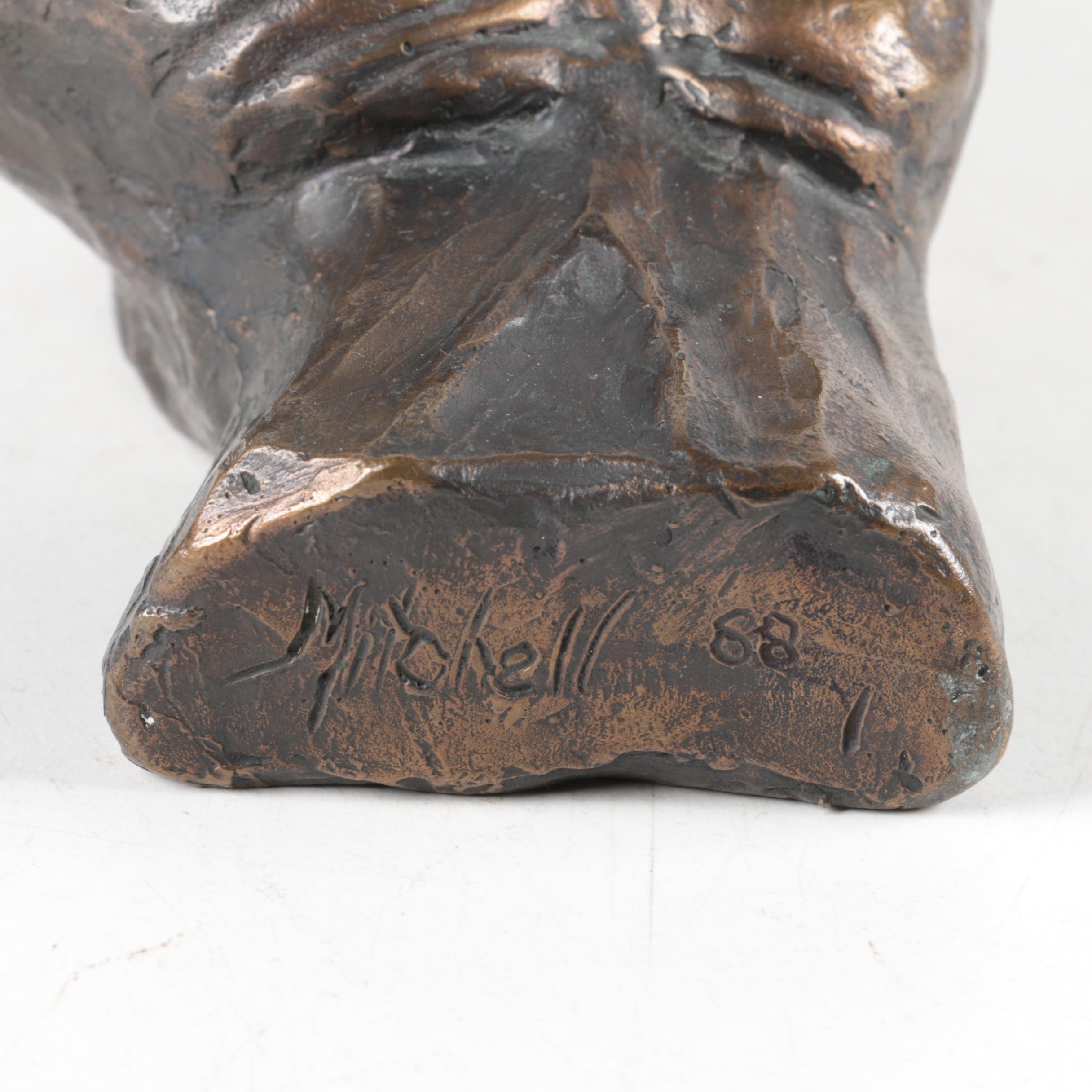 Mitchell Bronze-tone Metal Sculpture "In God's Hand"