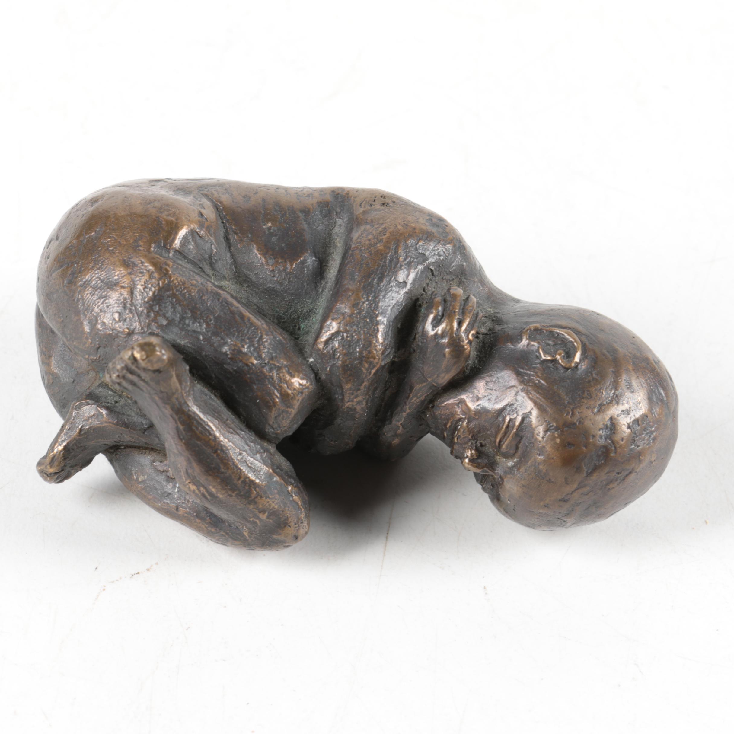 Mitchell Bronze-tone Metal Sculpture "In God's Hand"