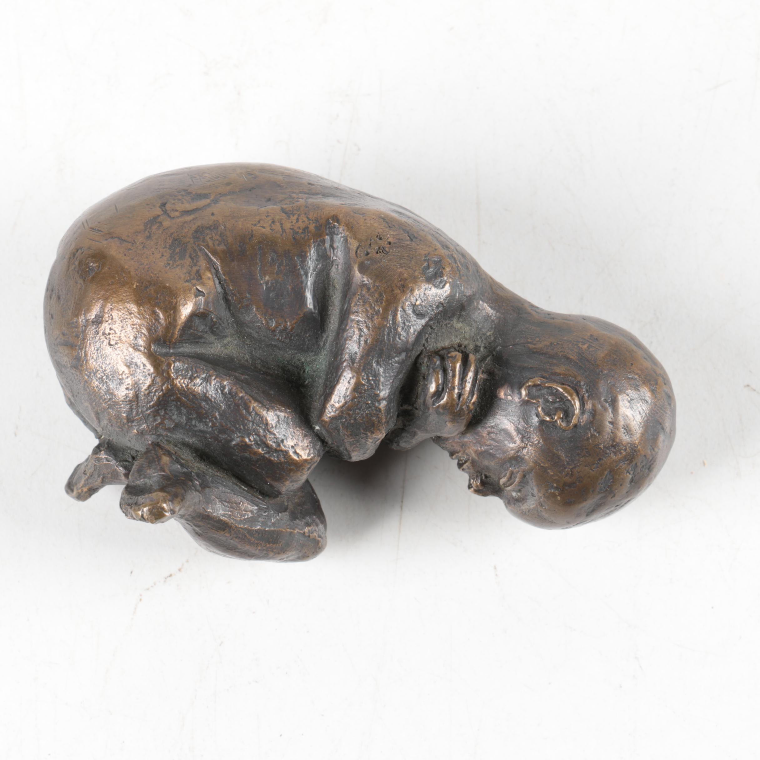 Mitchell Bronze-tone Metal Sculpture "In God's Hand"