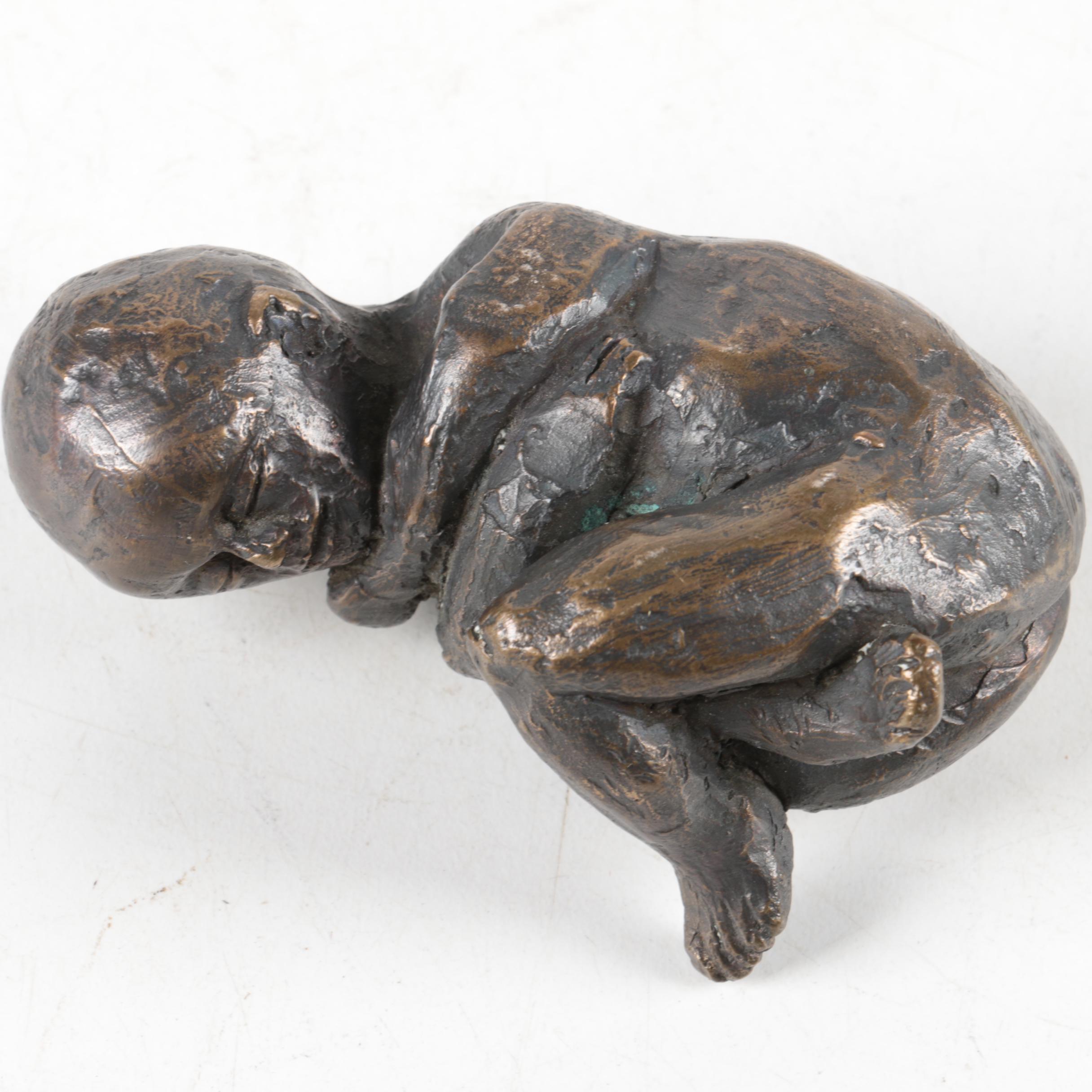 Mitchell Bronze-tone Metal Sculpture "In God's Hand"