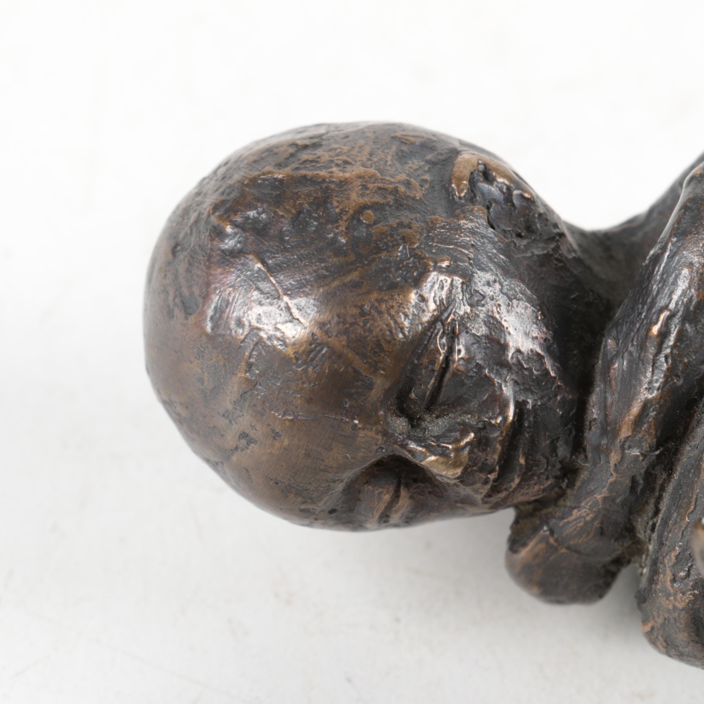 Mitchell Bronze-tone Metal Sculpture "In God's Hand"