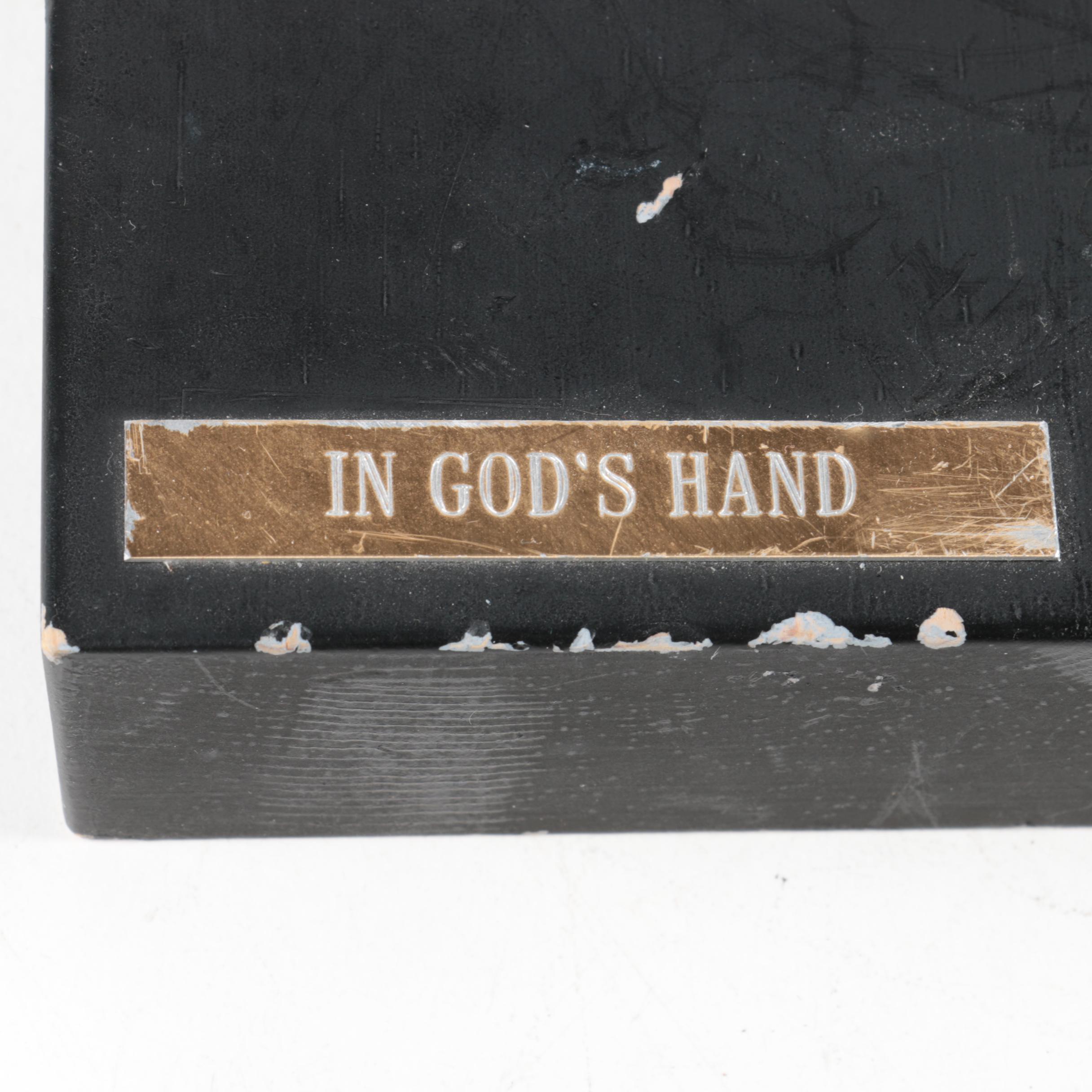 Mitchell Bronze-tone Metal Sculpture "In God's Hand"