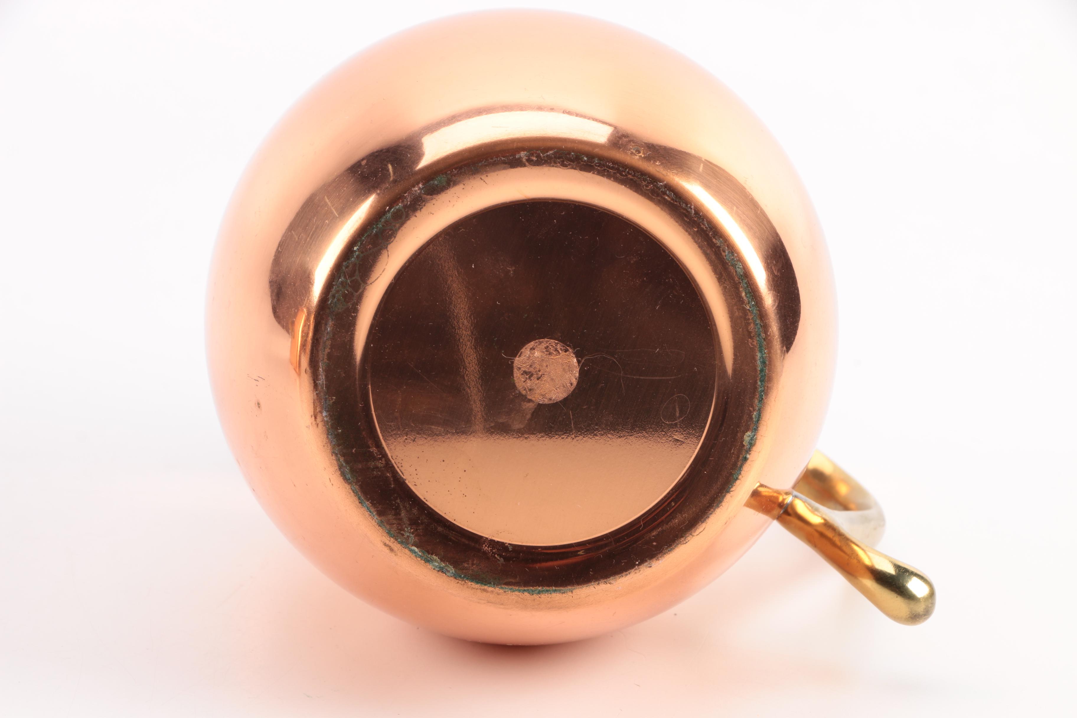 Copper Saucepan and Water Pitcher