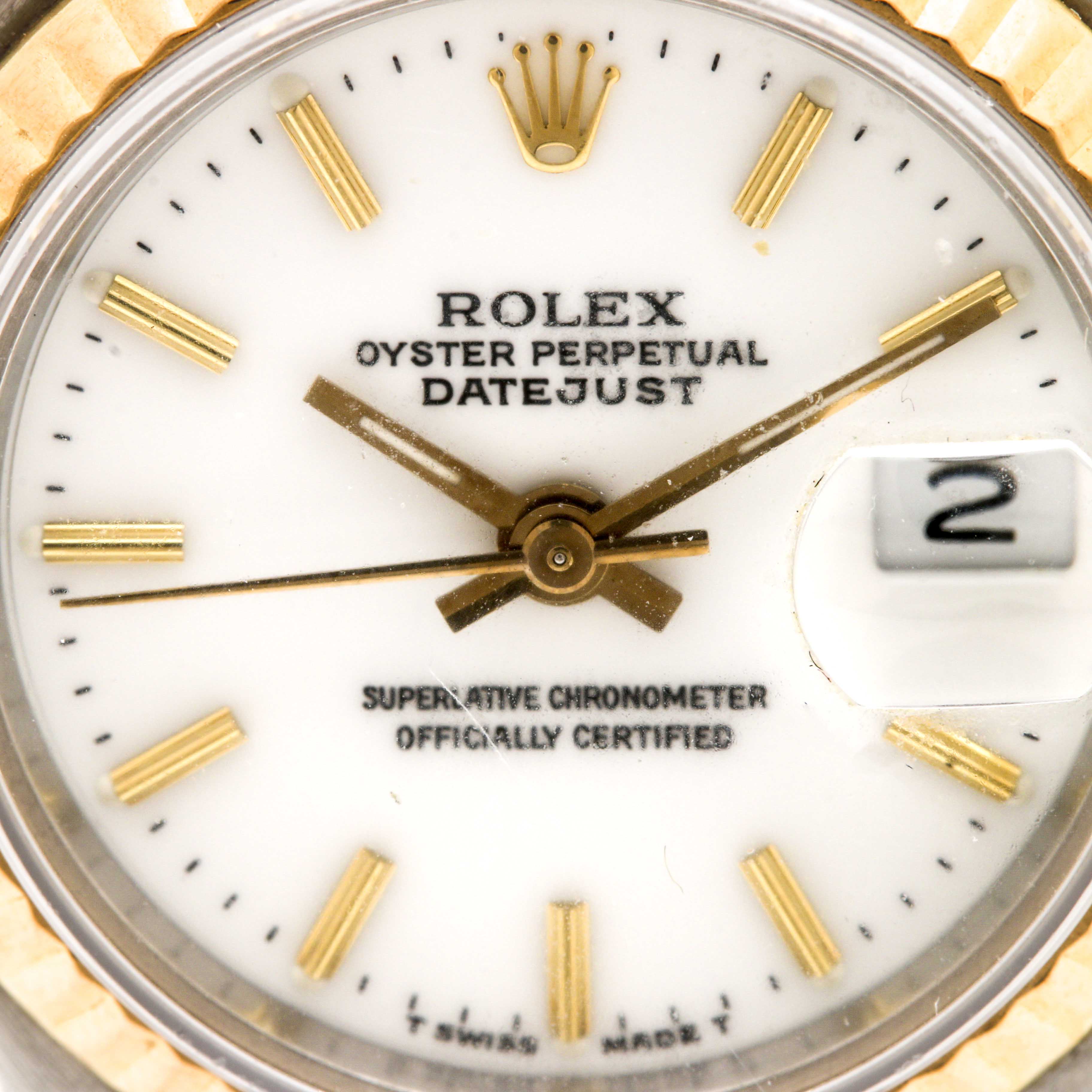 Rolex Oyster Perpetual Datejust 18K Yellow Gold and Stainless Steel Watch