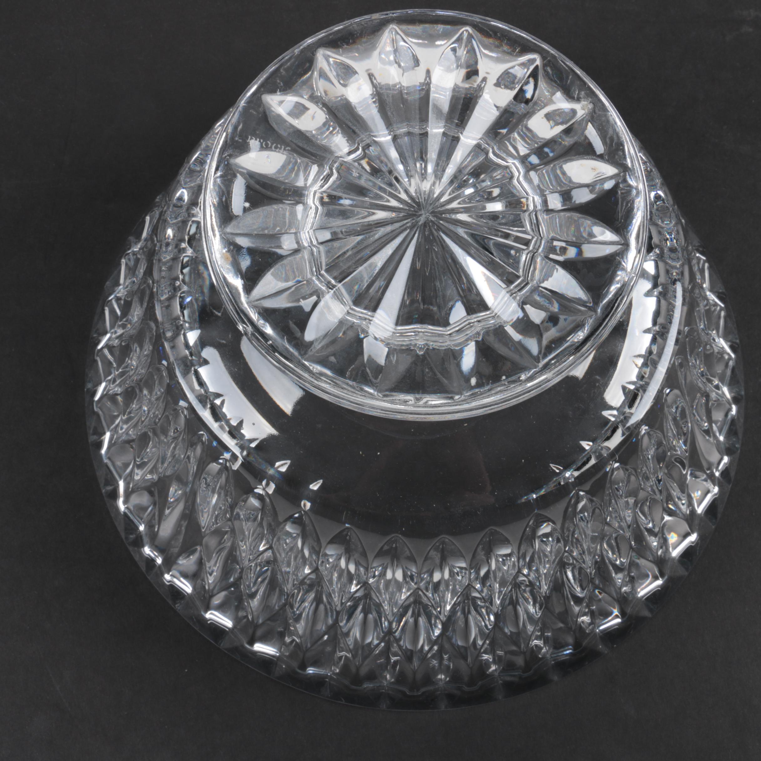 Brock Lead Crystal Compote Bowl
