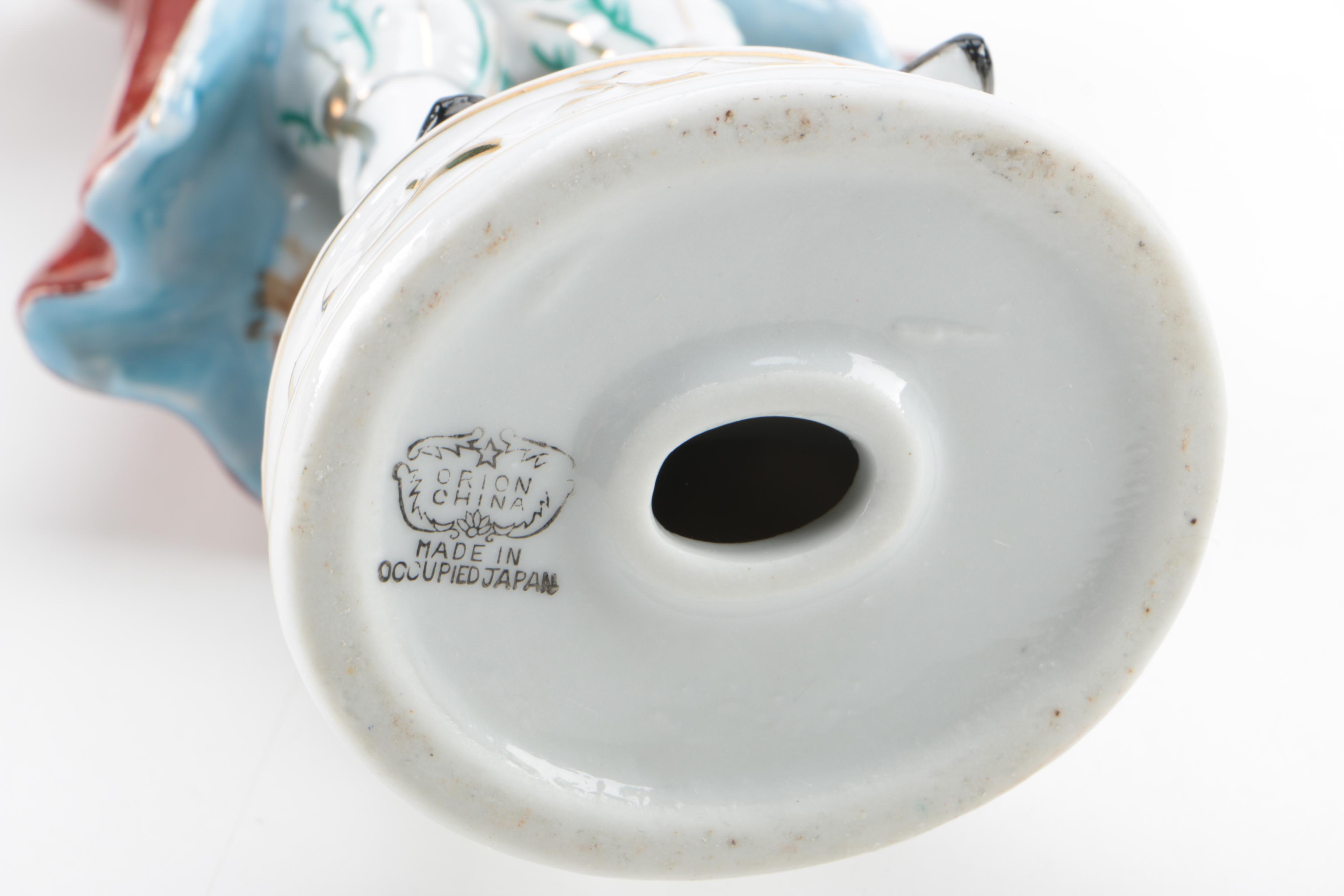 Porcelain Figurines Including Orion