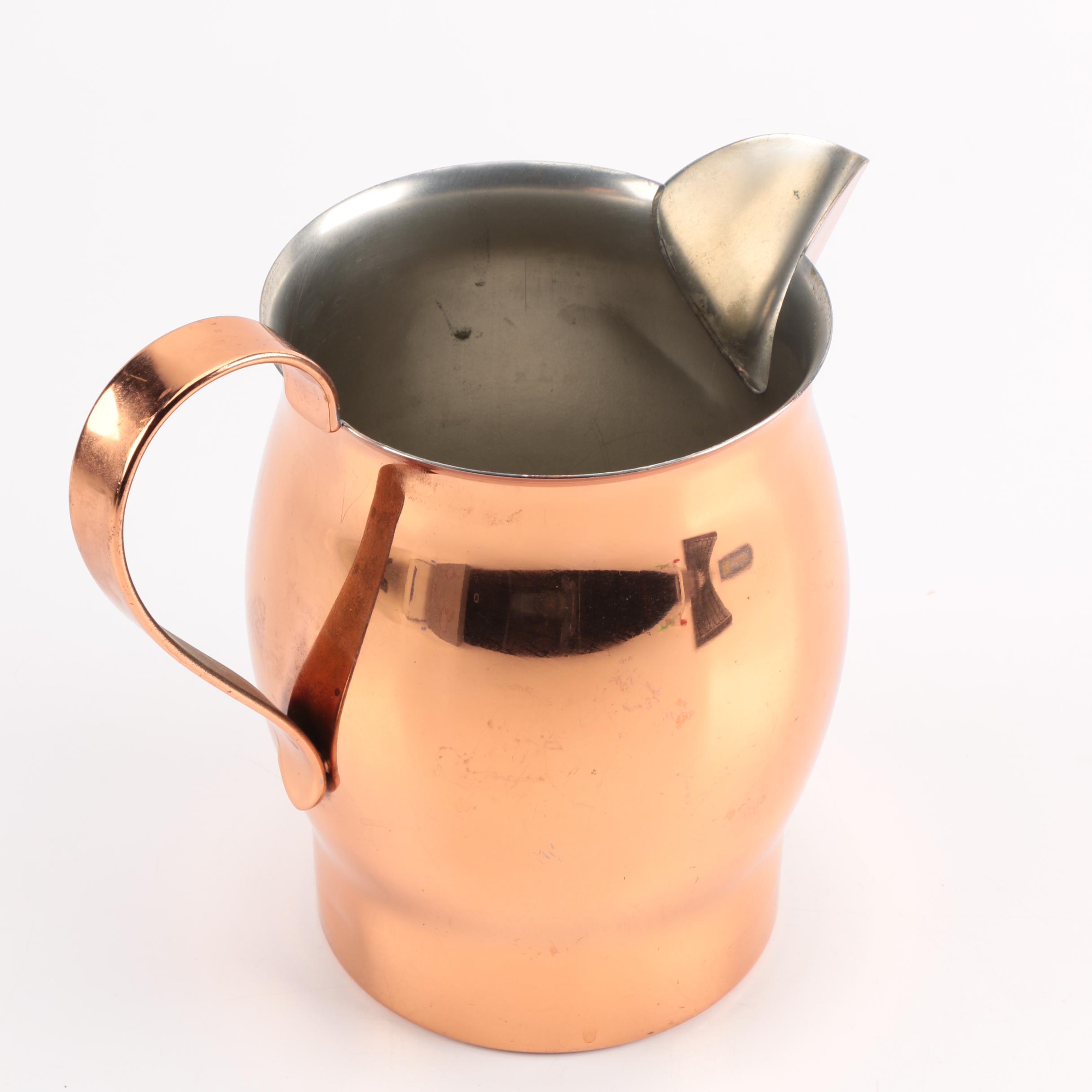 Cavalier Copper Rever Style Pitcher