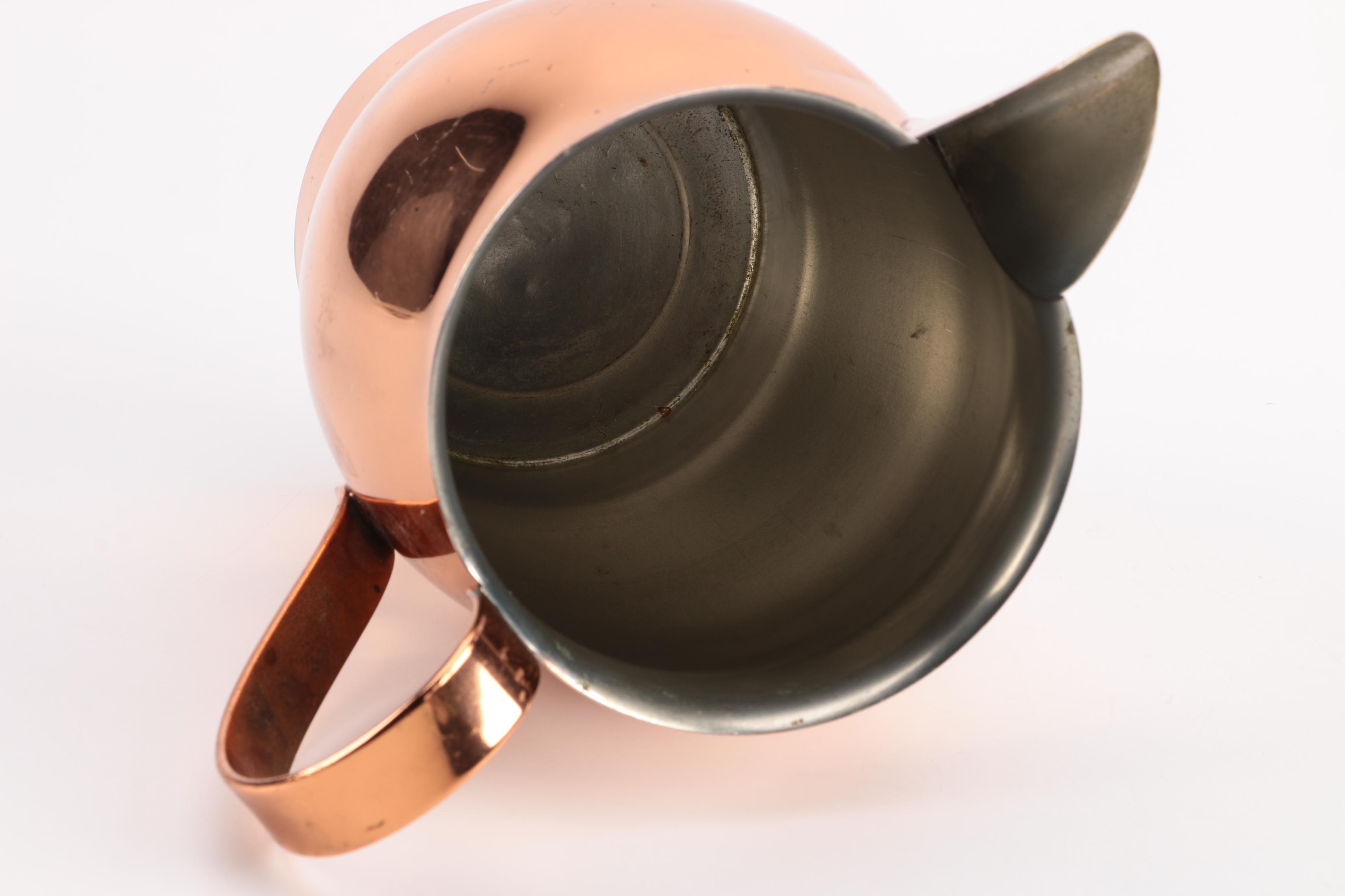 Cavalier Copper Rever Style Pitcher