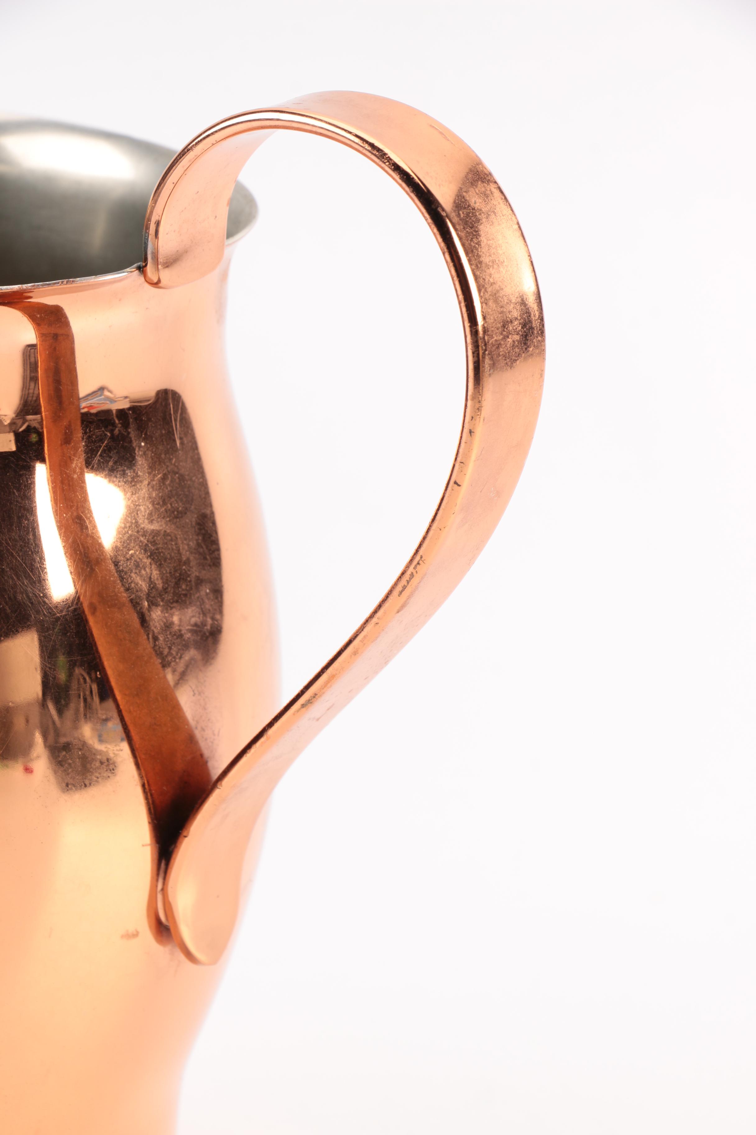 Cavalier Copper Rever Style Pitcher