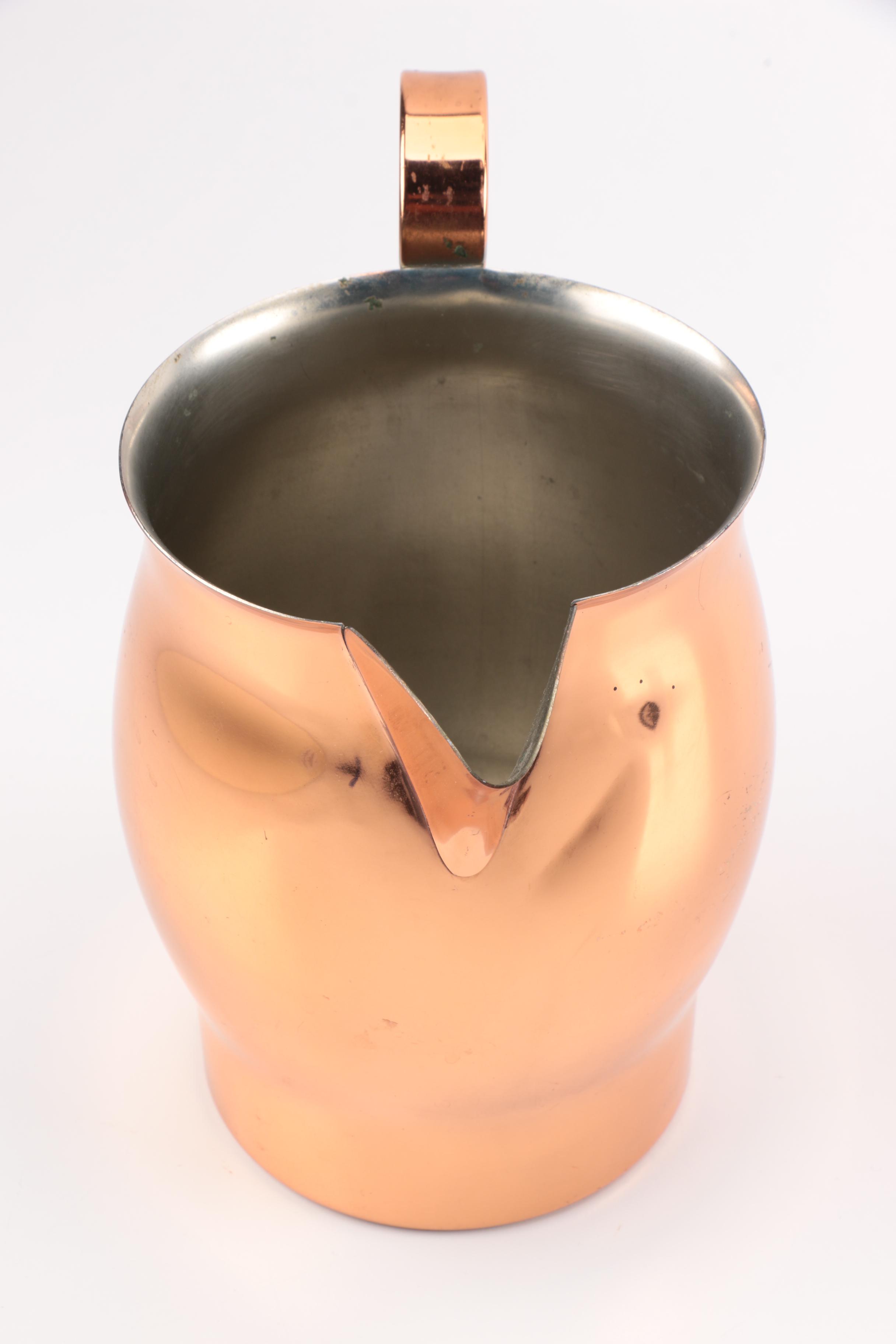 Cavalier Copper Rever Style Pitcher