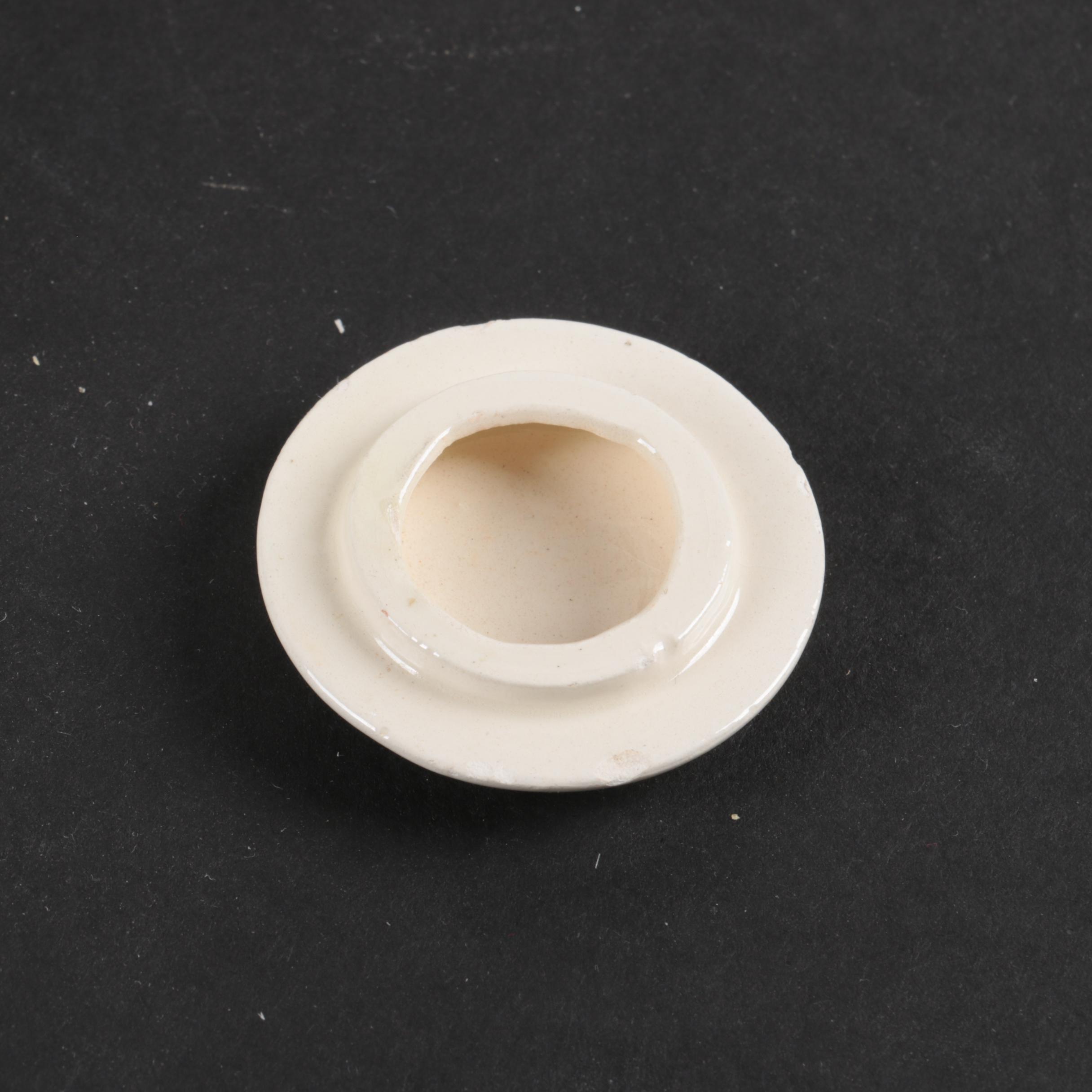 Milk Glass Trinket Box