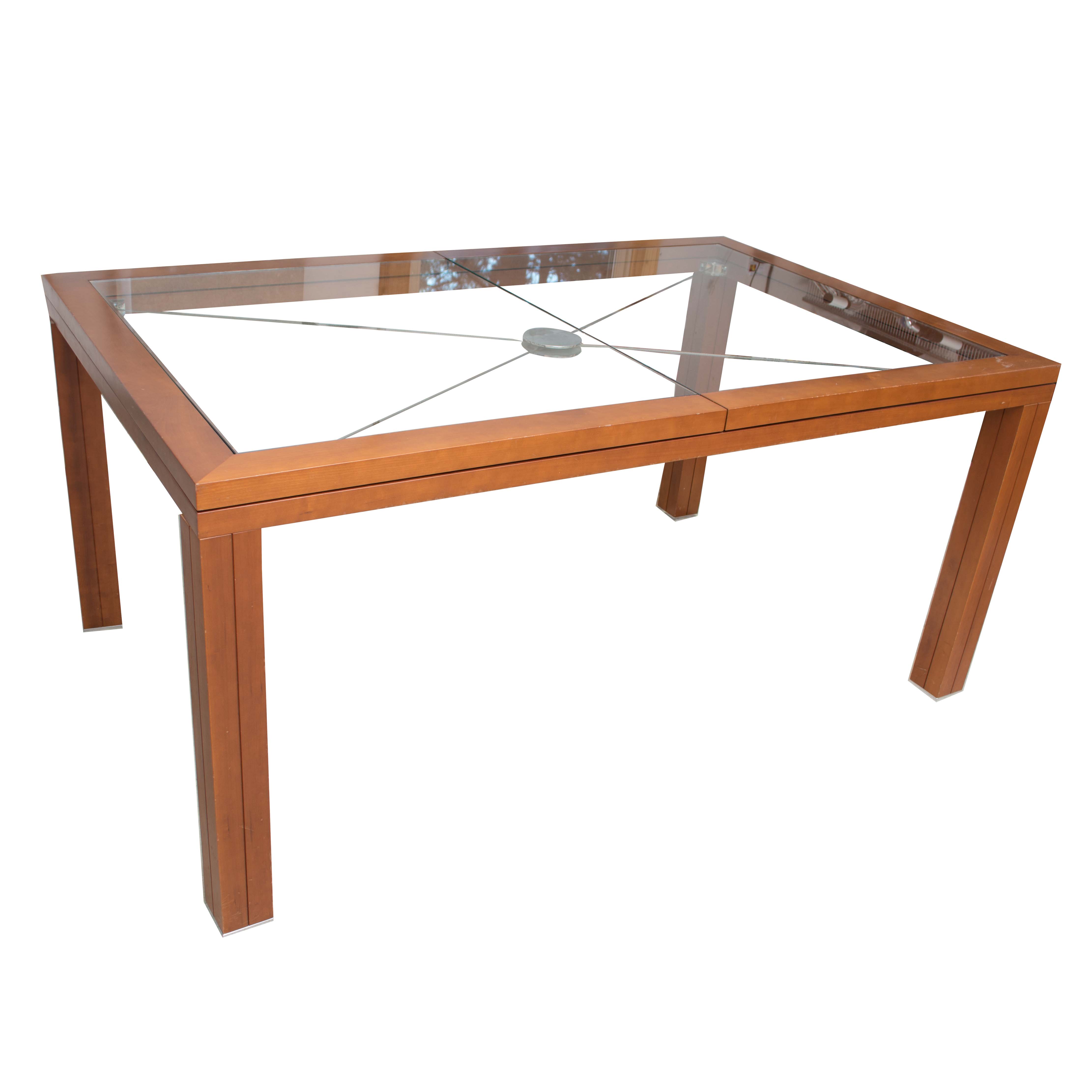 Modern Glass Dining Table by David Lange