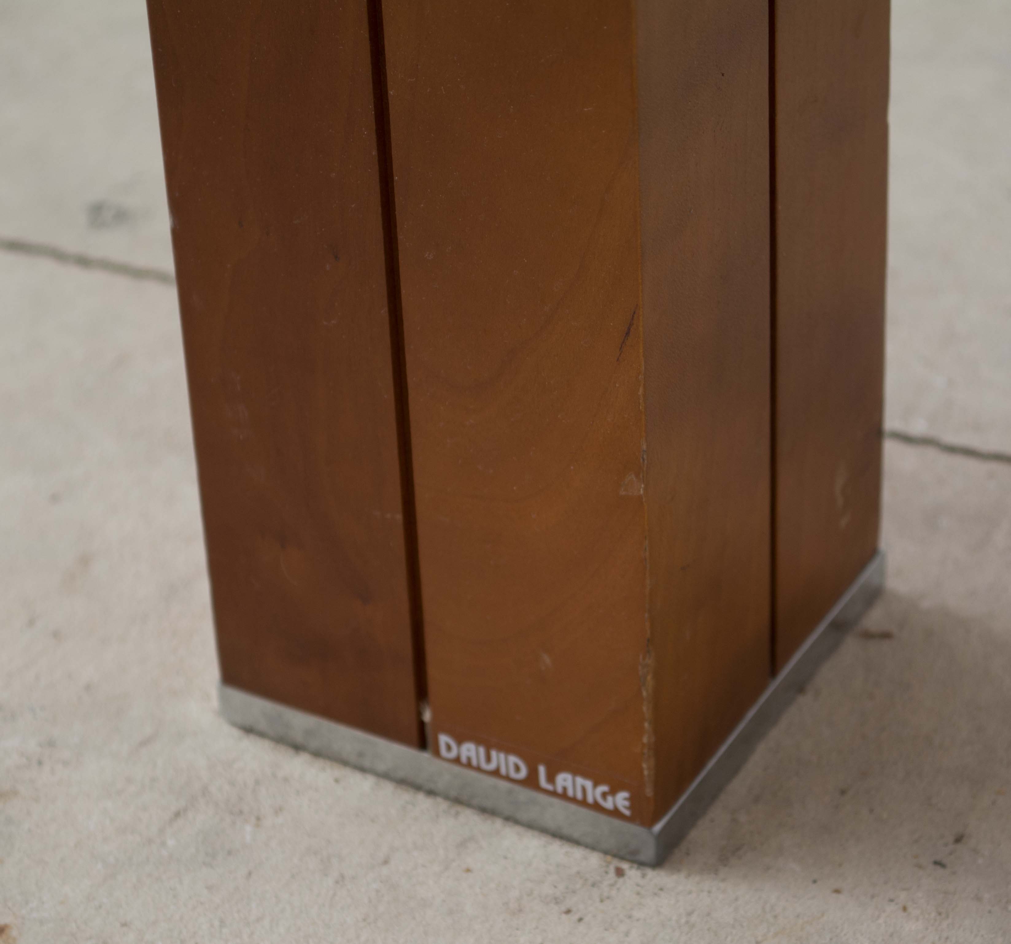 Modern Glass Dining Table by David Lange